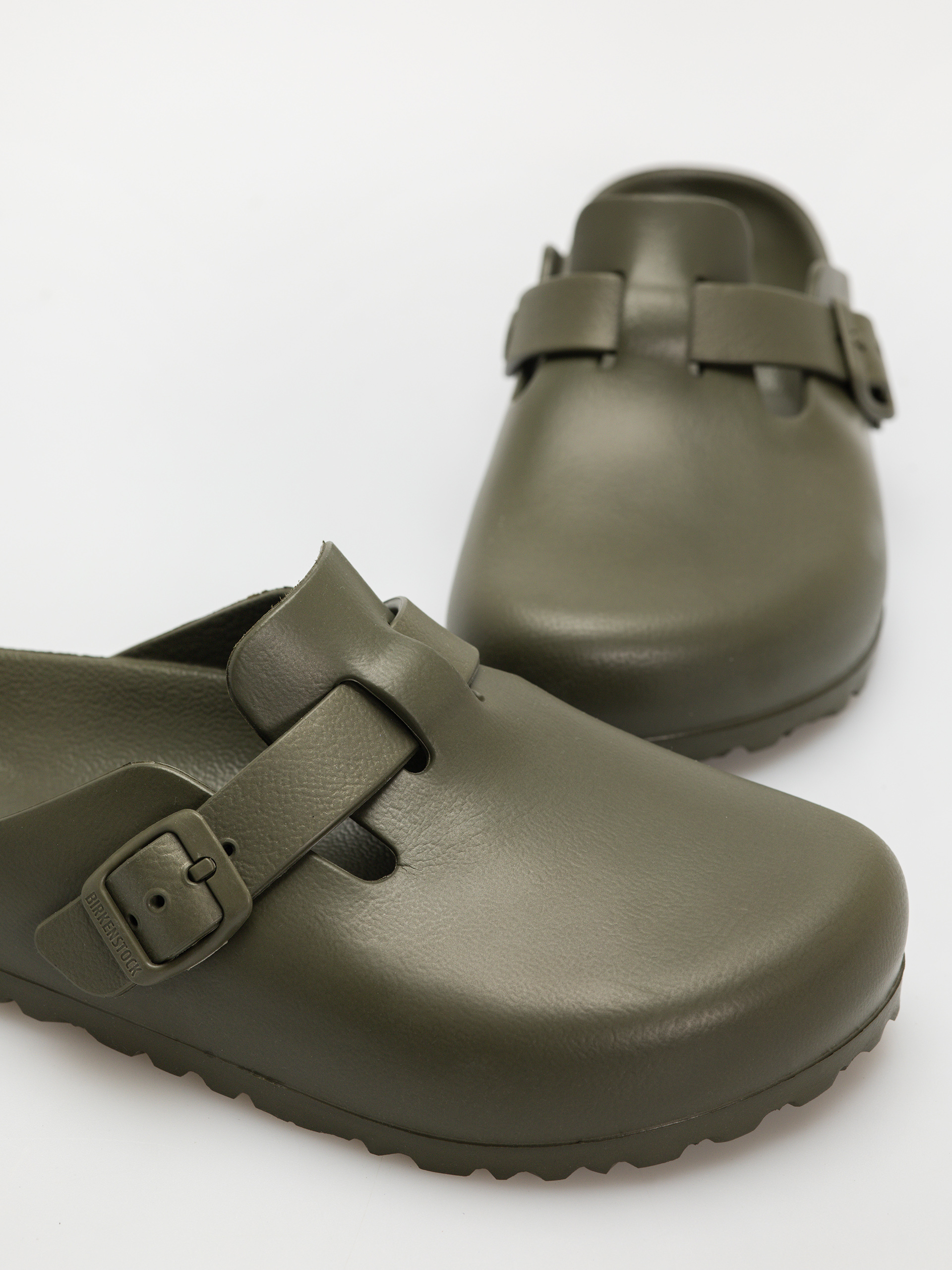 Šľapky Birkenstock Boston EVA Narrow Wmn (khaki)