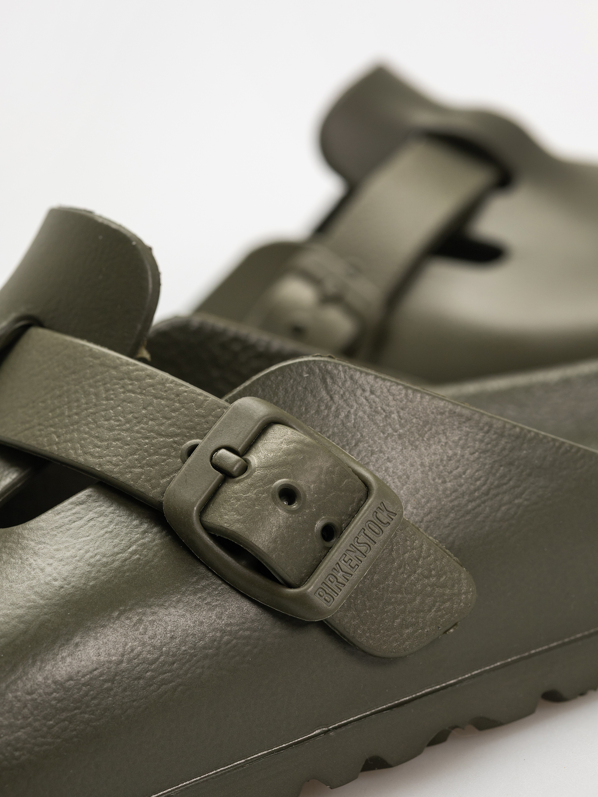 Šľapky Birkenstock Boston EVA Narrow Wmn (khaki)