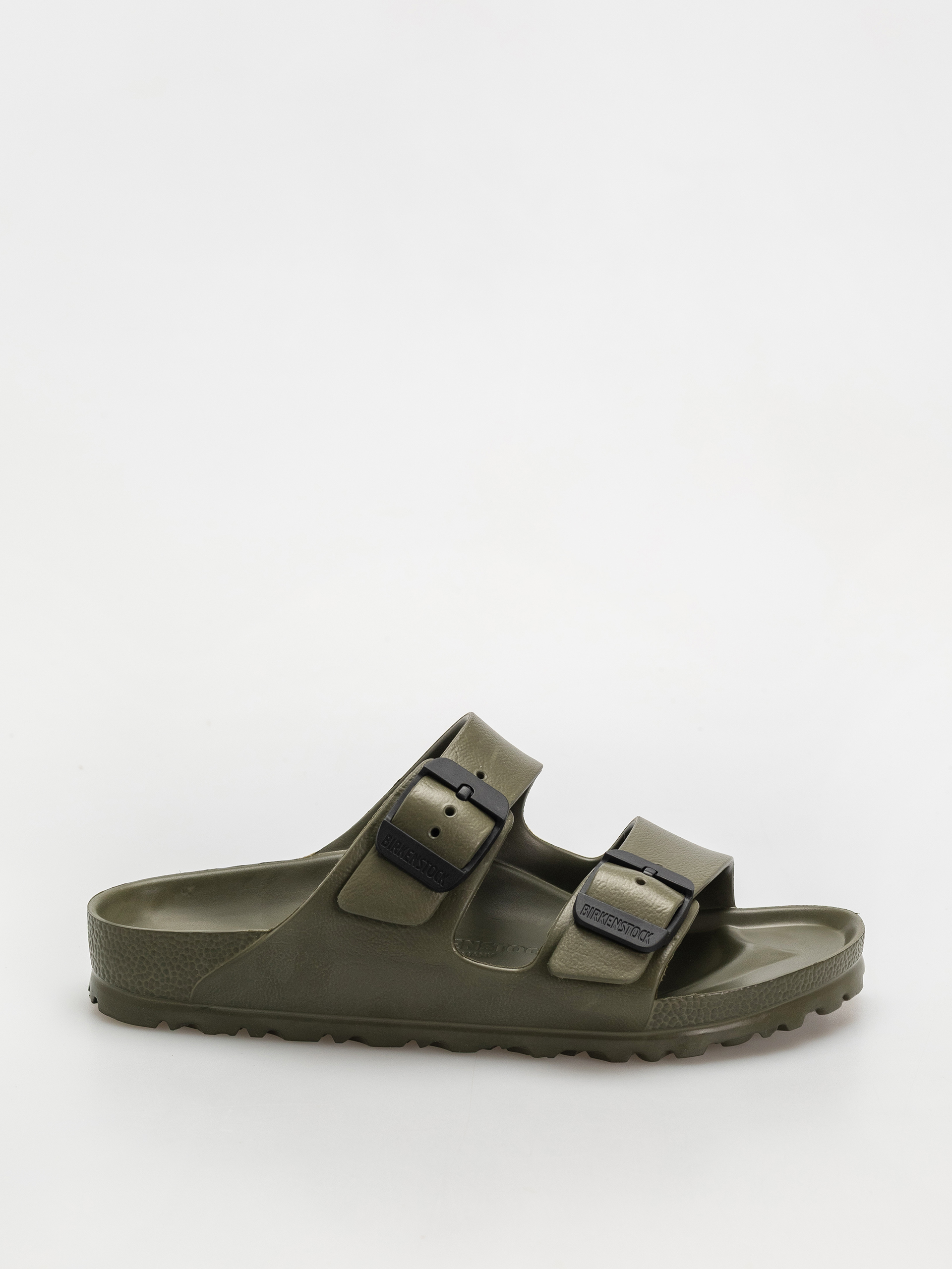 u0160u013eapky Birkenstock Arizona Stealth Buckle EVA Narrow Wmn (khaki/black)