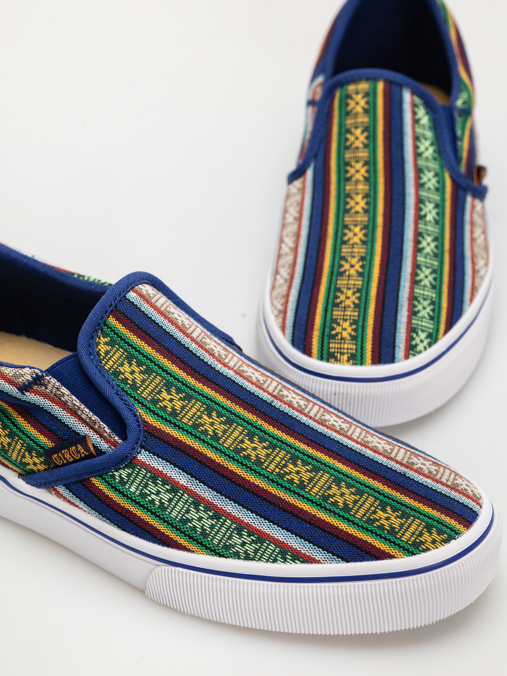 Topánky Circa 50 Slips QQRQ (zapotec blue/white)