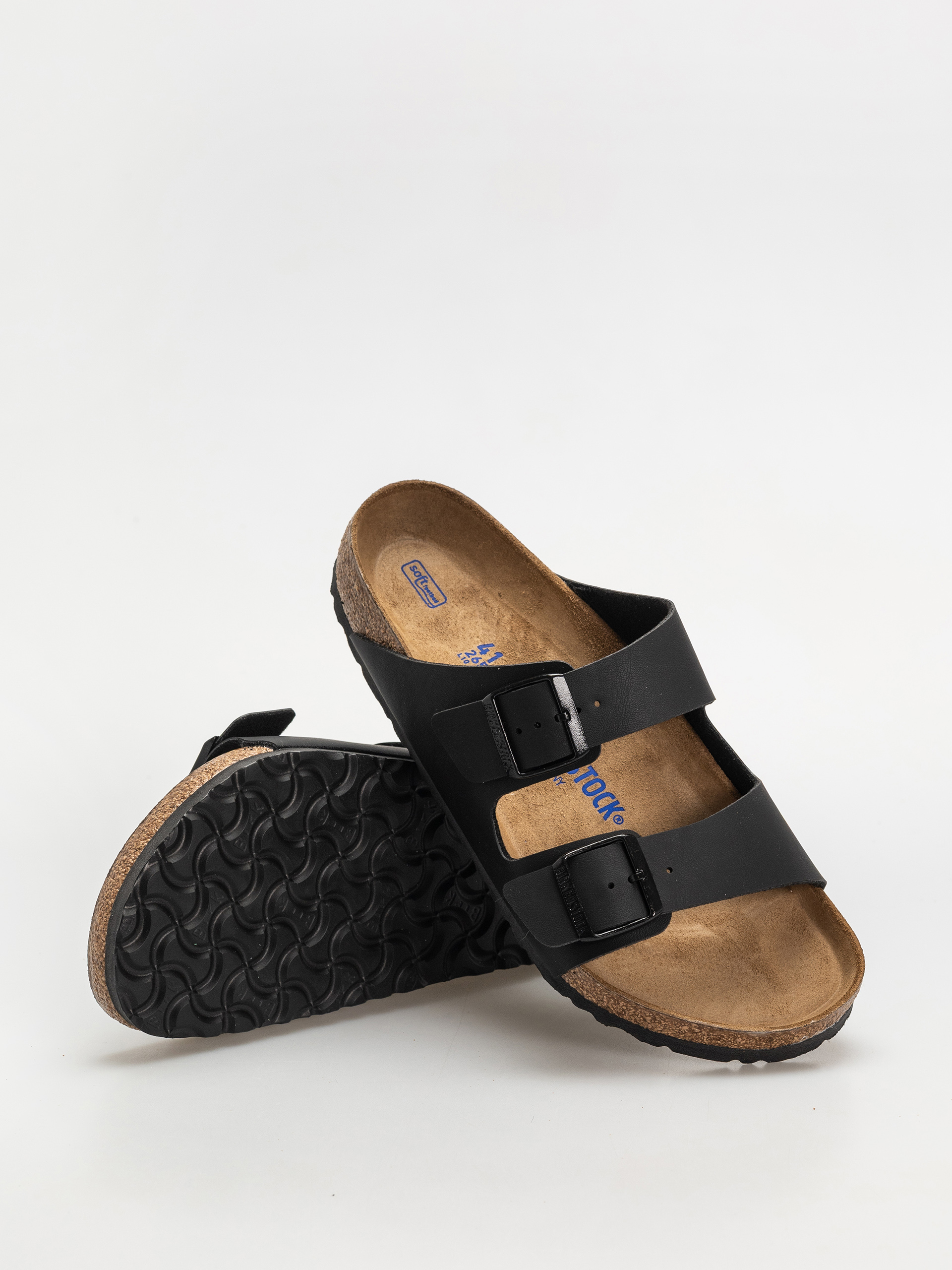 Šľapky Birkenstock Arizona Briko Flor Regular (black)