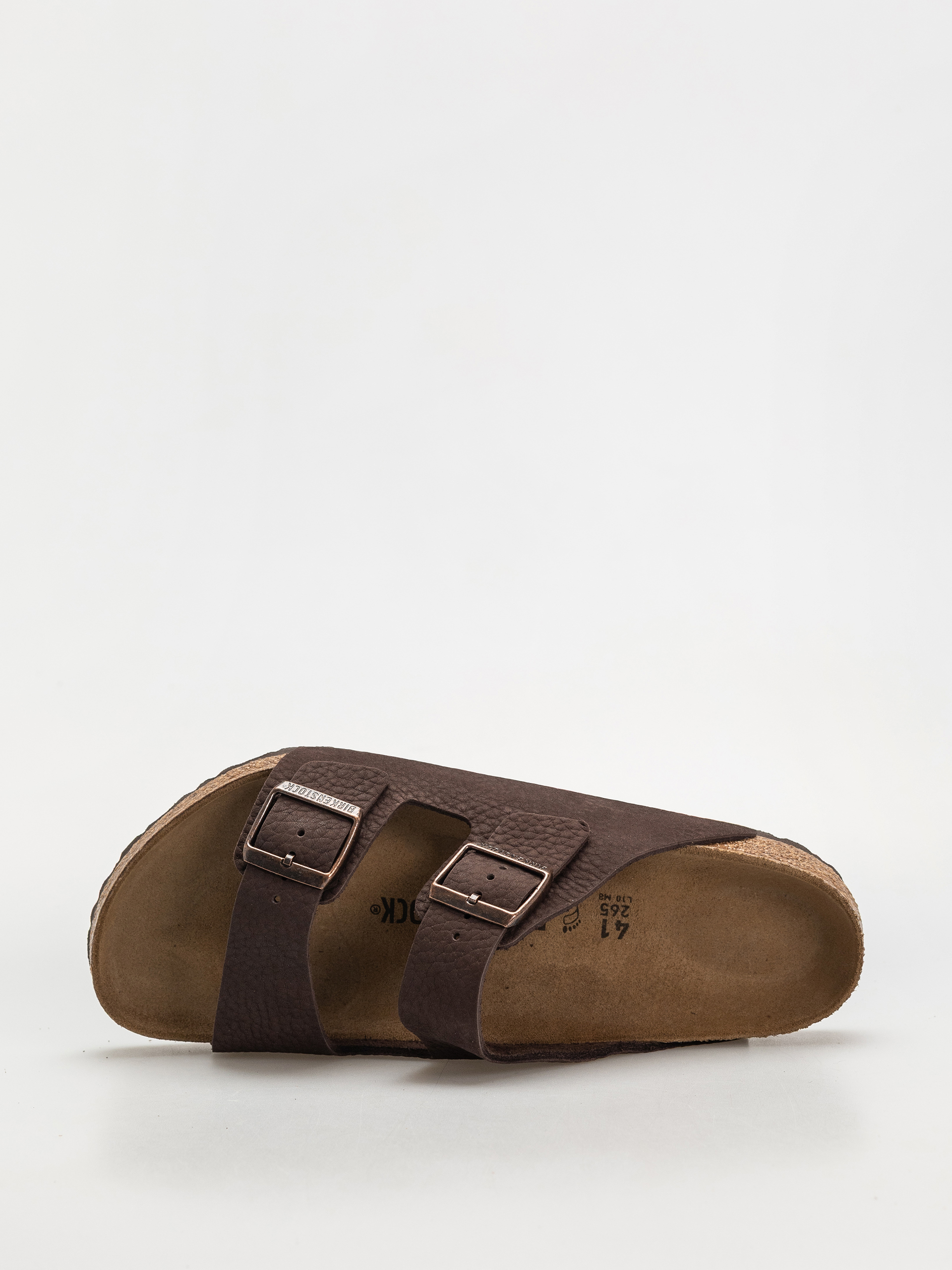 Šľapky Birkenstock Arizona Nubuck Leather Regular (desert buck roast)