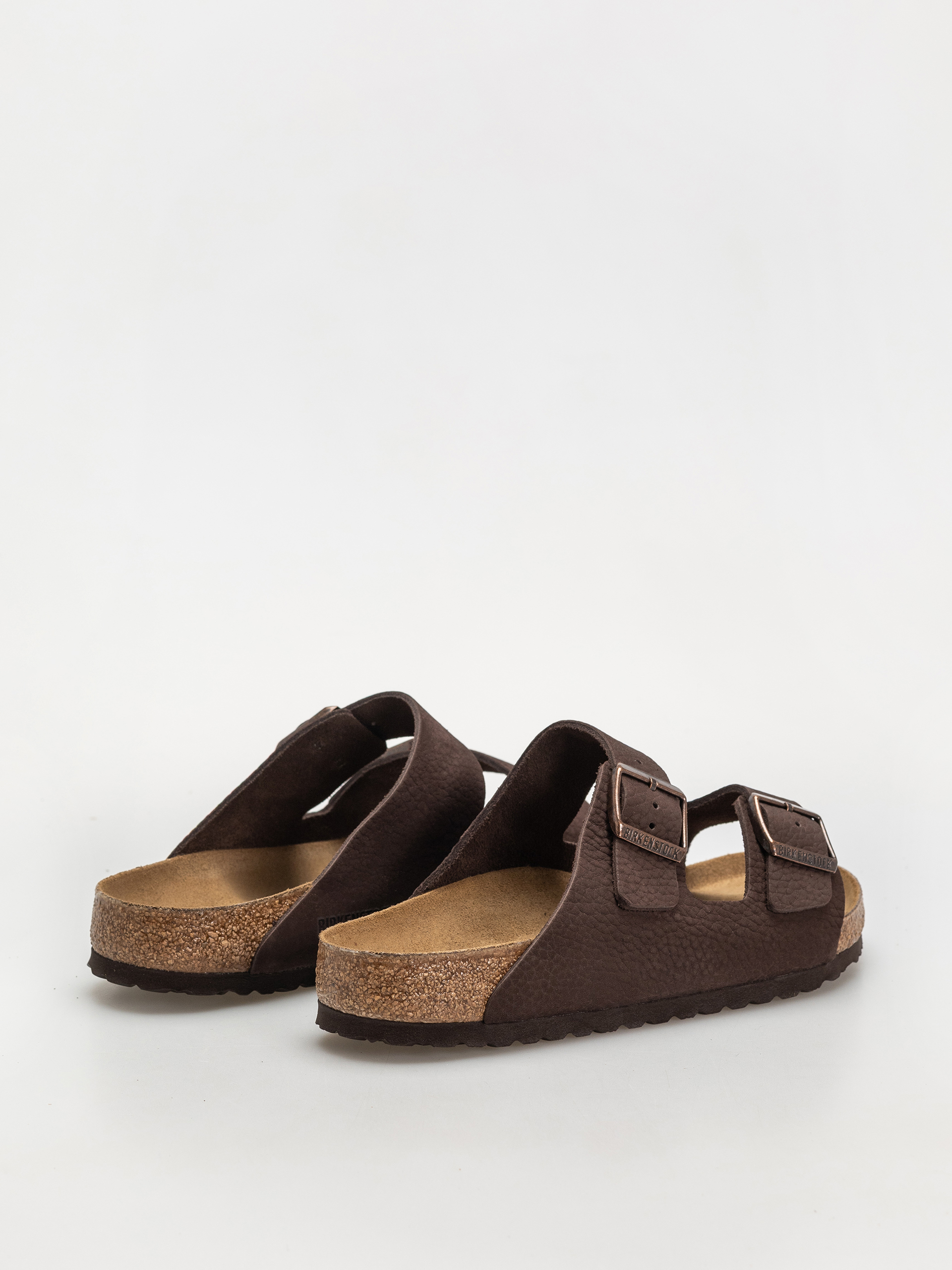 Šľapky Birkenstock Arizona Nubuck Leather Regular (desert buck roast)