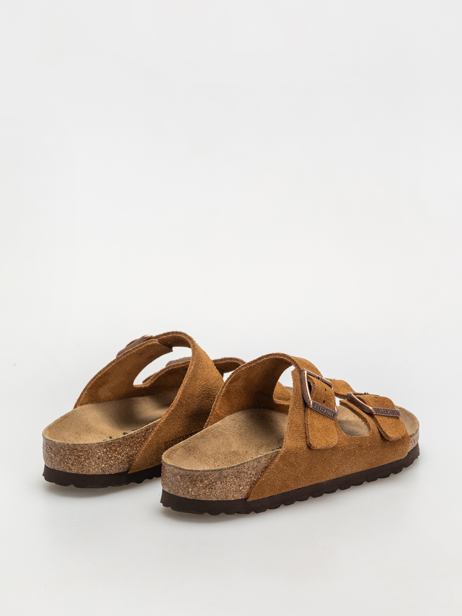 Šľapky Birkenstock Arizona Suede Leather Narrow Wmn (mink)