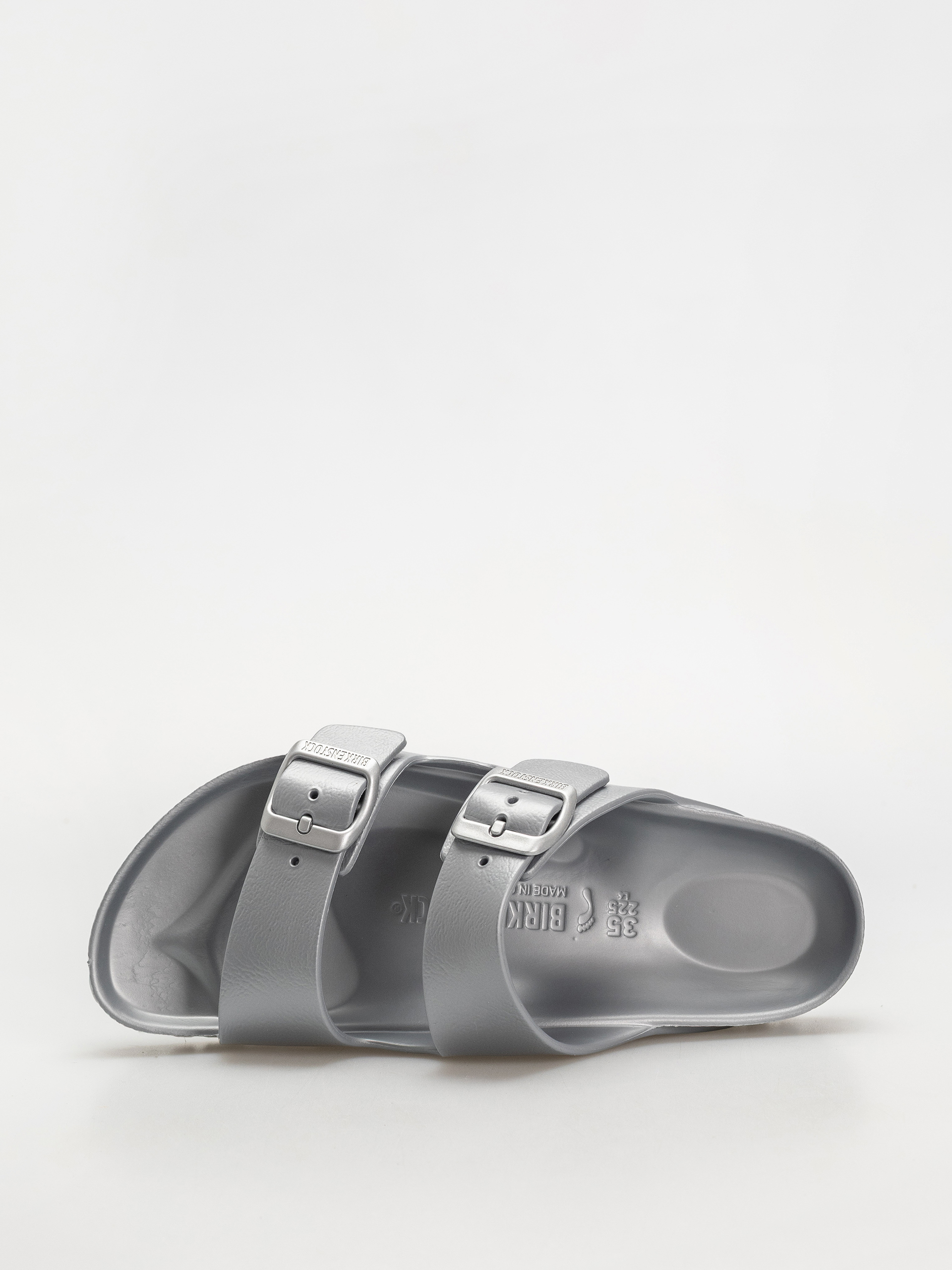 Šľapky Birkenstock Arizona EVA Narrow Wmn (metallic silver)