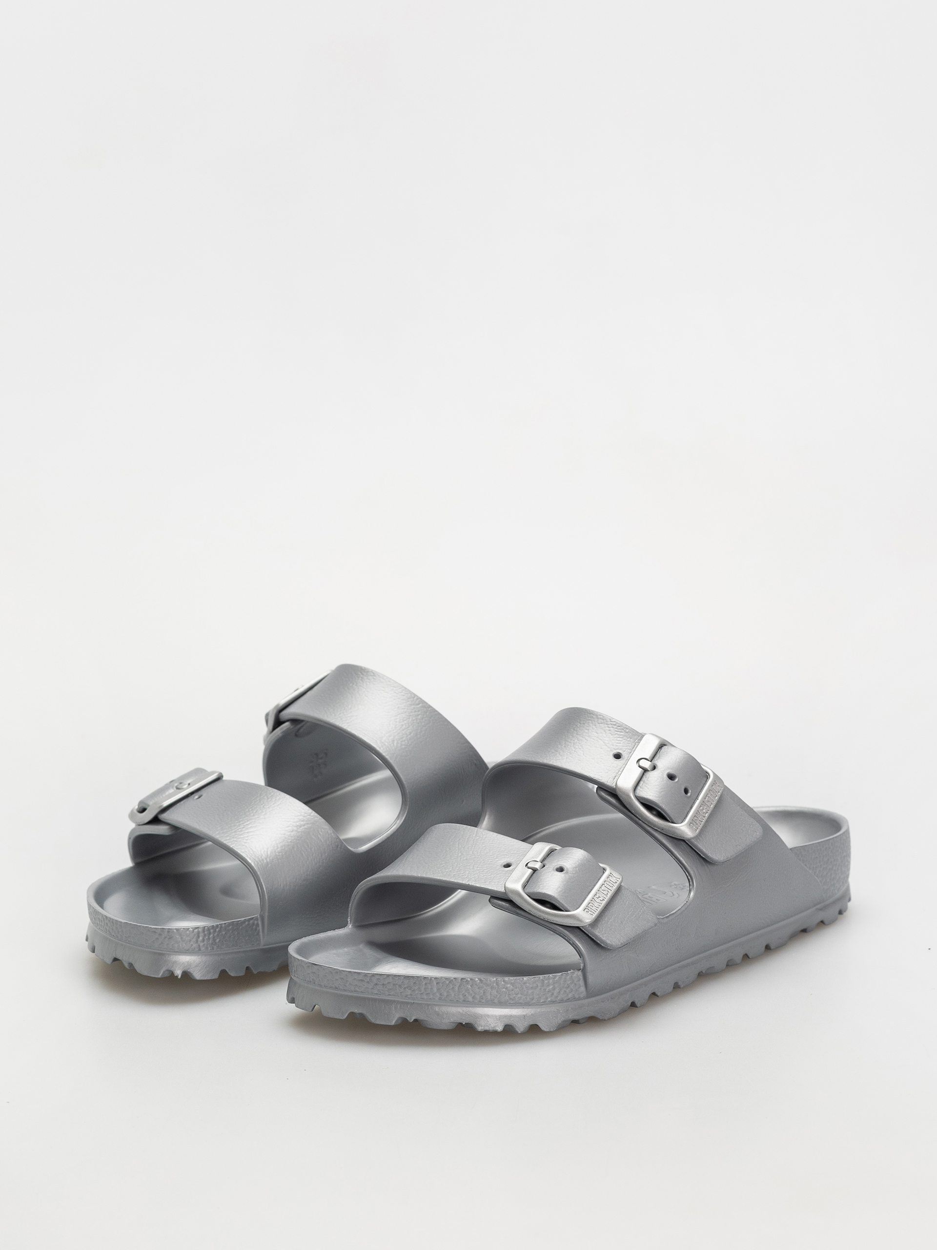 Šľapky Birkenstock Arizona EVA Narrow Wmn (metallic silver)