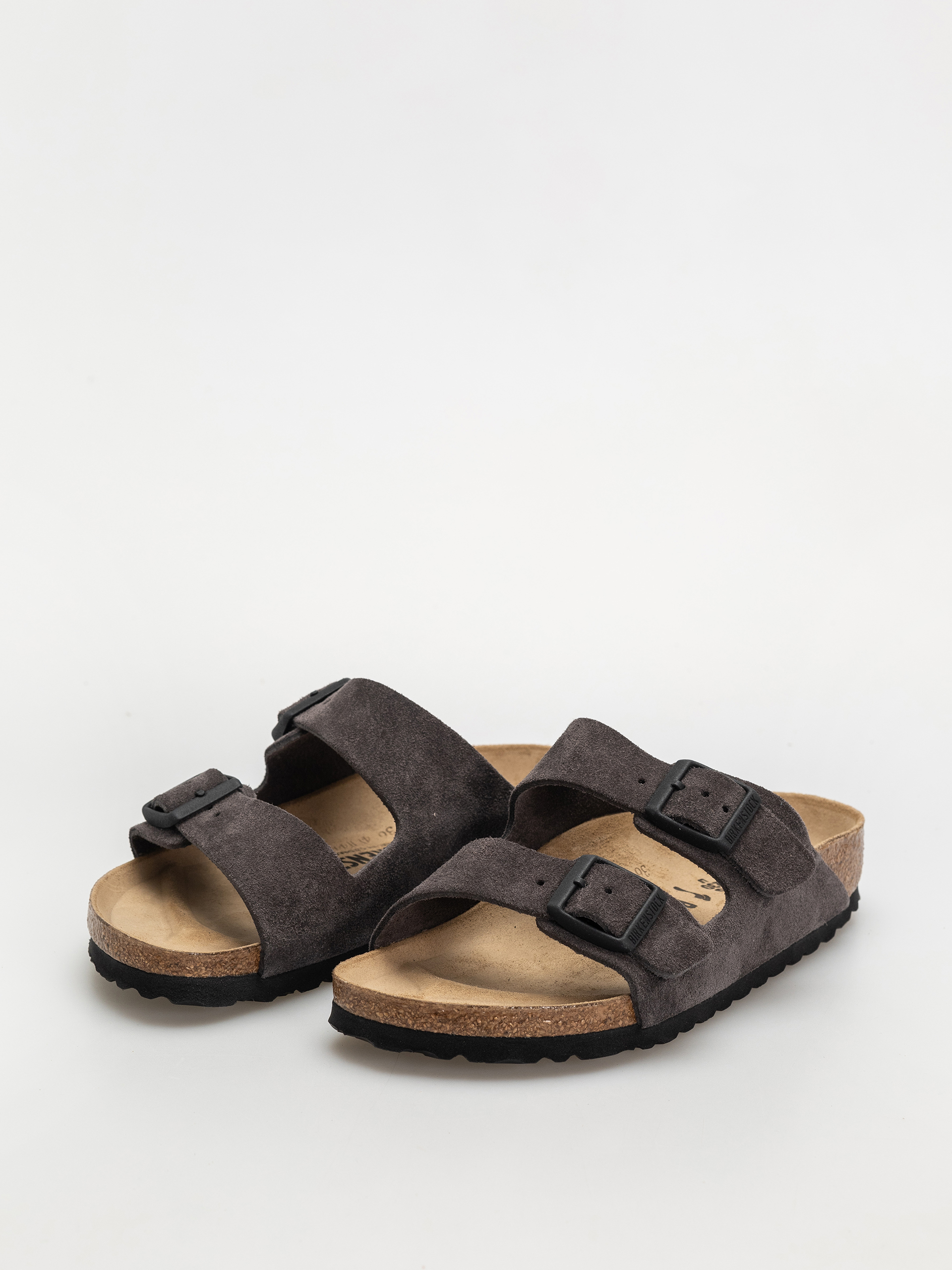 Šľapky Birkenstock Arizona Suede Leather Narrow Wmn (velvet grey)
