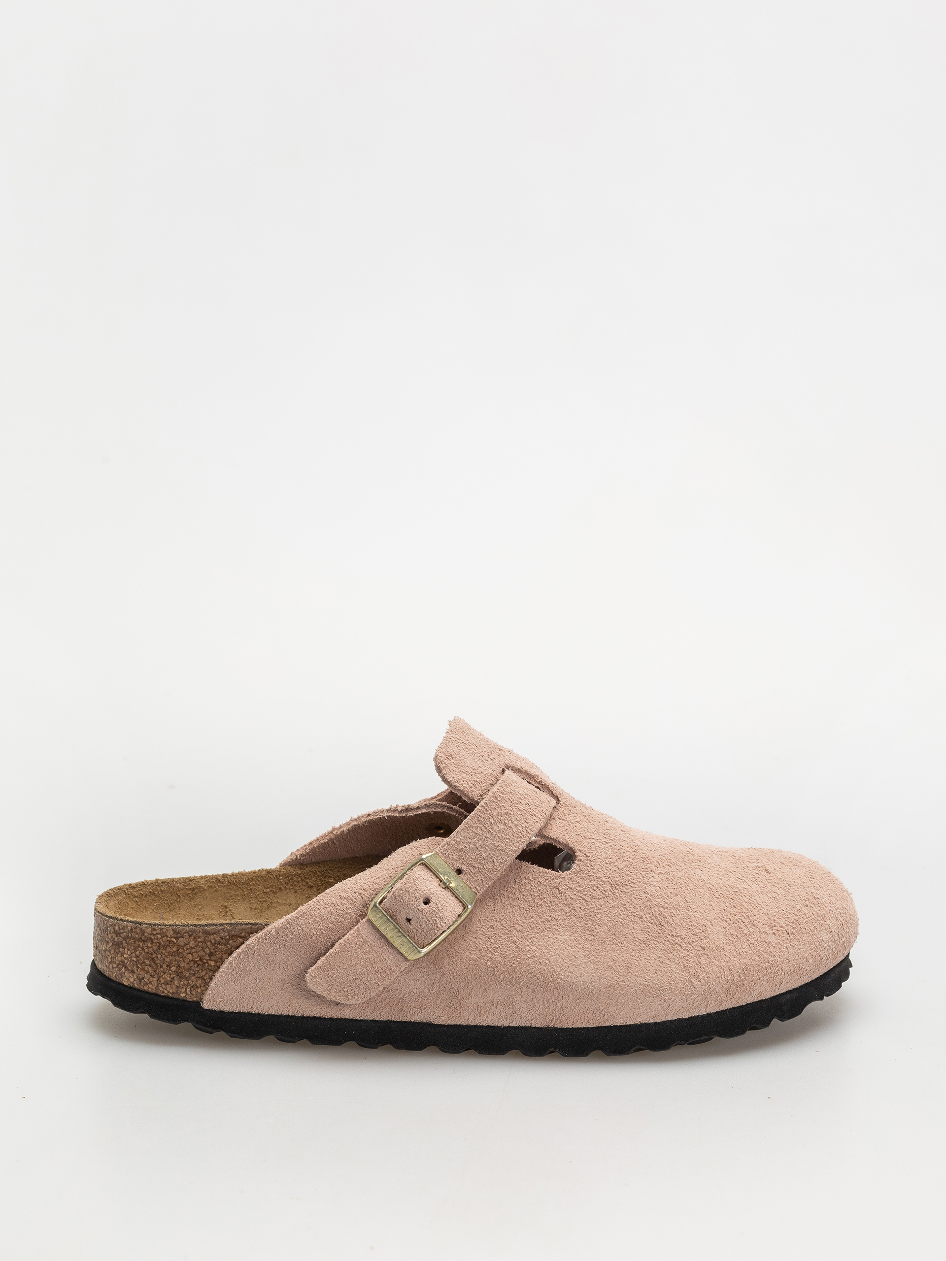 u0160u013eapky Birkenstock Boston Suede Leather Narrow Wmn (light rose)