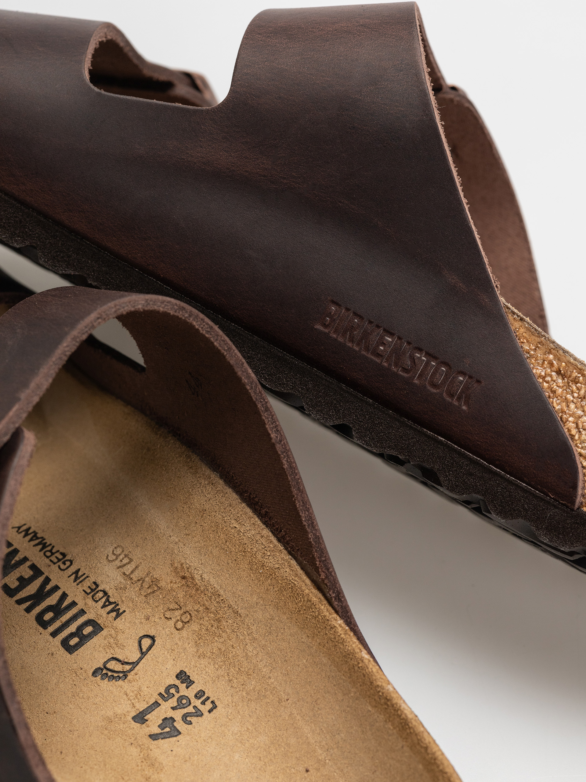 Šľapky Birkenstock Arizona Oiled Leather Regular (habana)