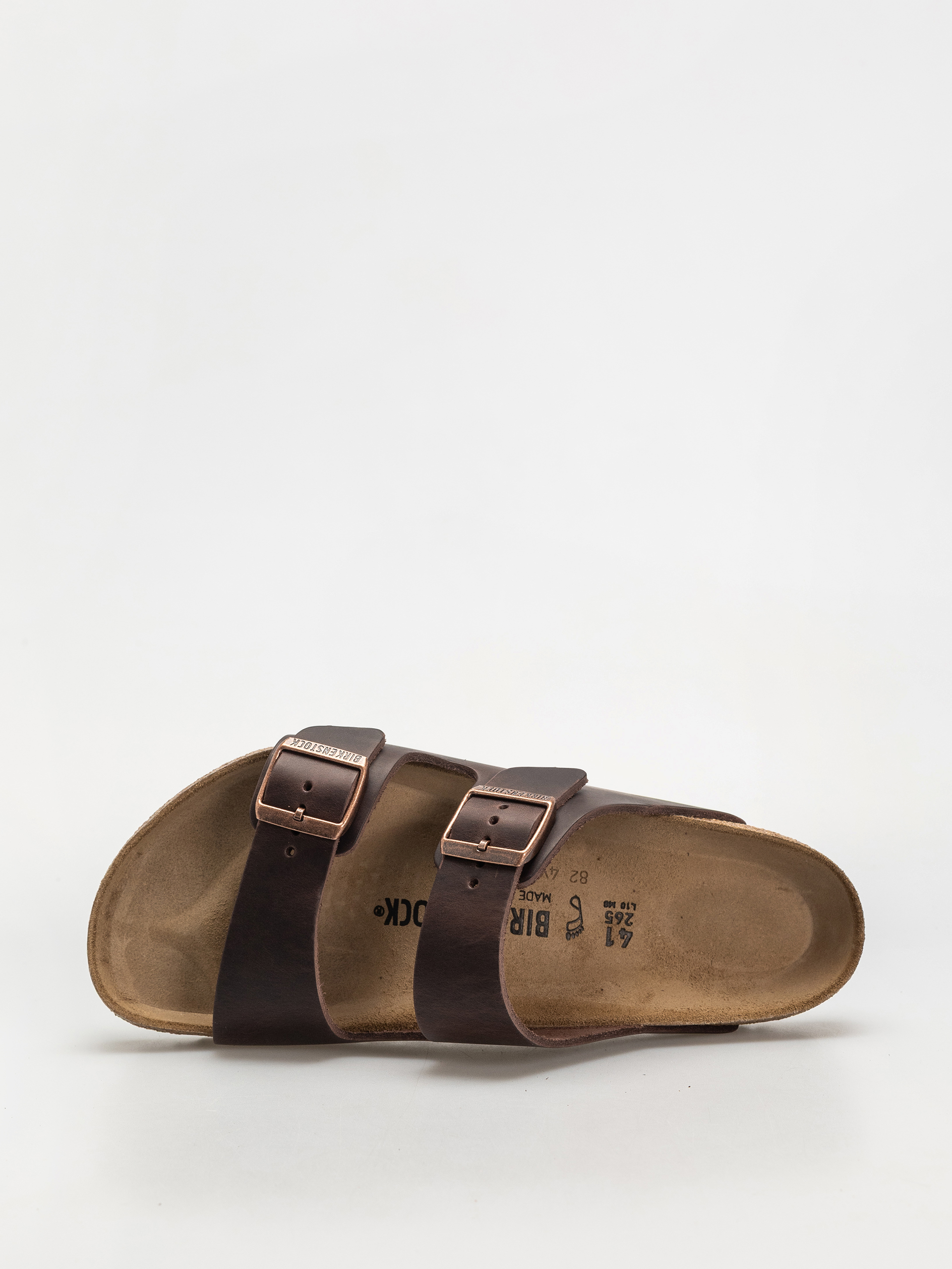 Šľapky Birkenstock Arizona Oiled Leather Regular (habana)