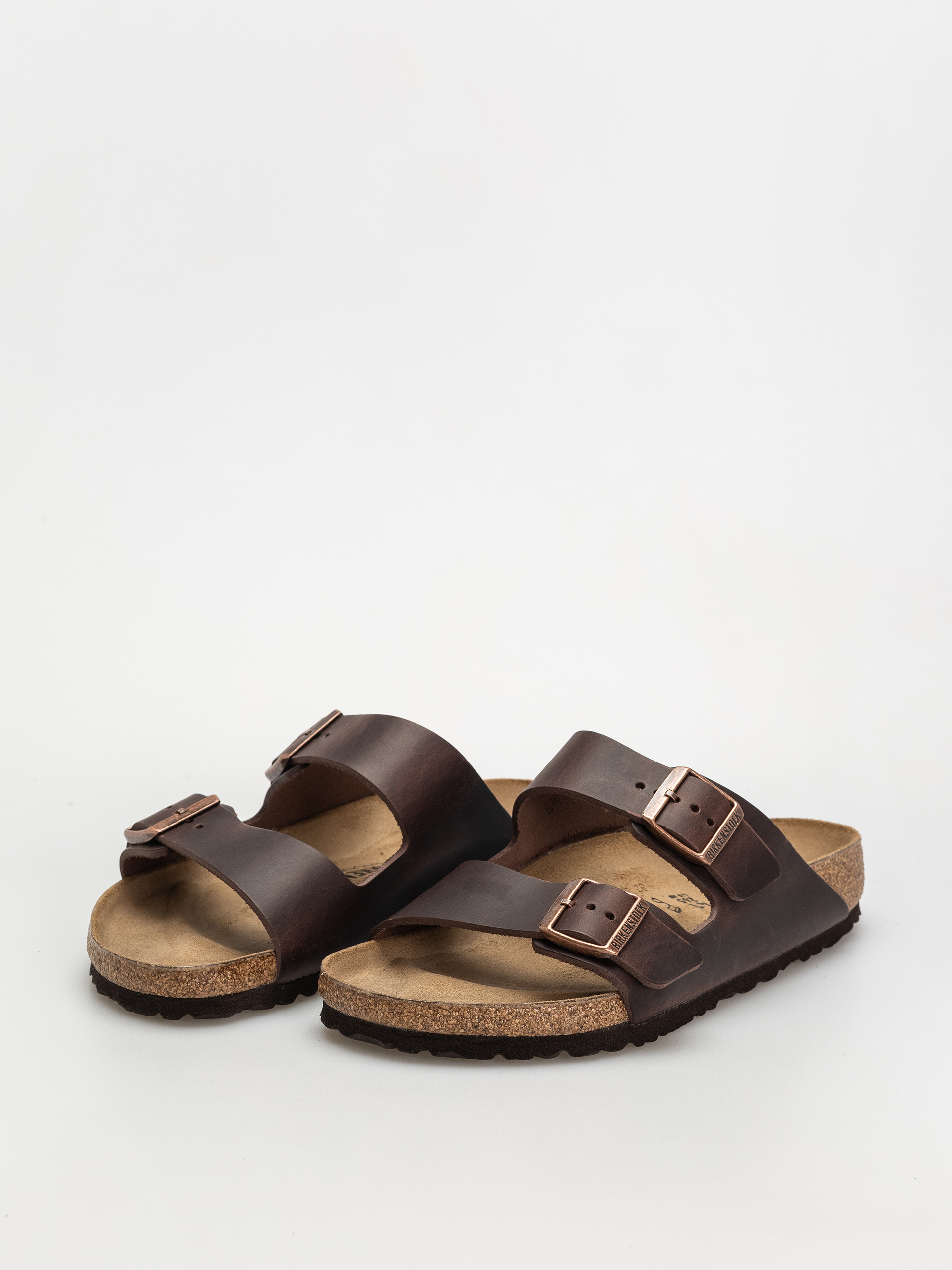 Šľapky Birkenstock Arizona Oiled Leather Regular (habana)