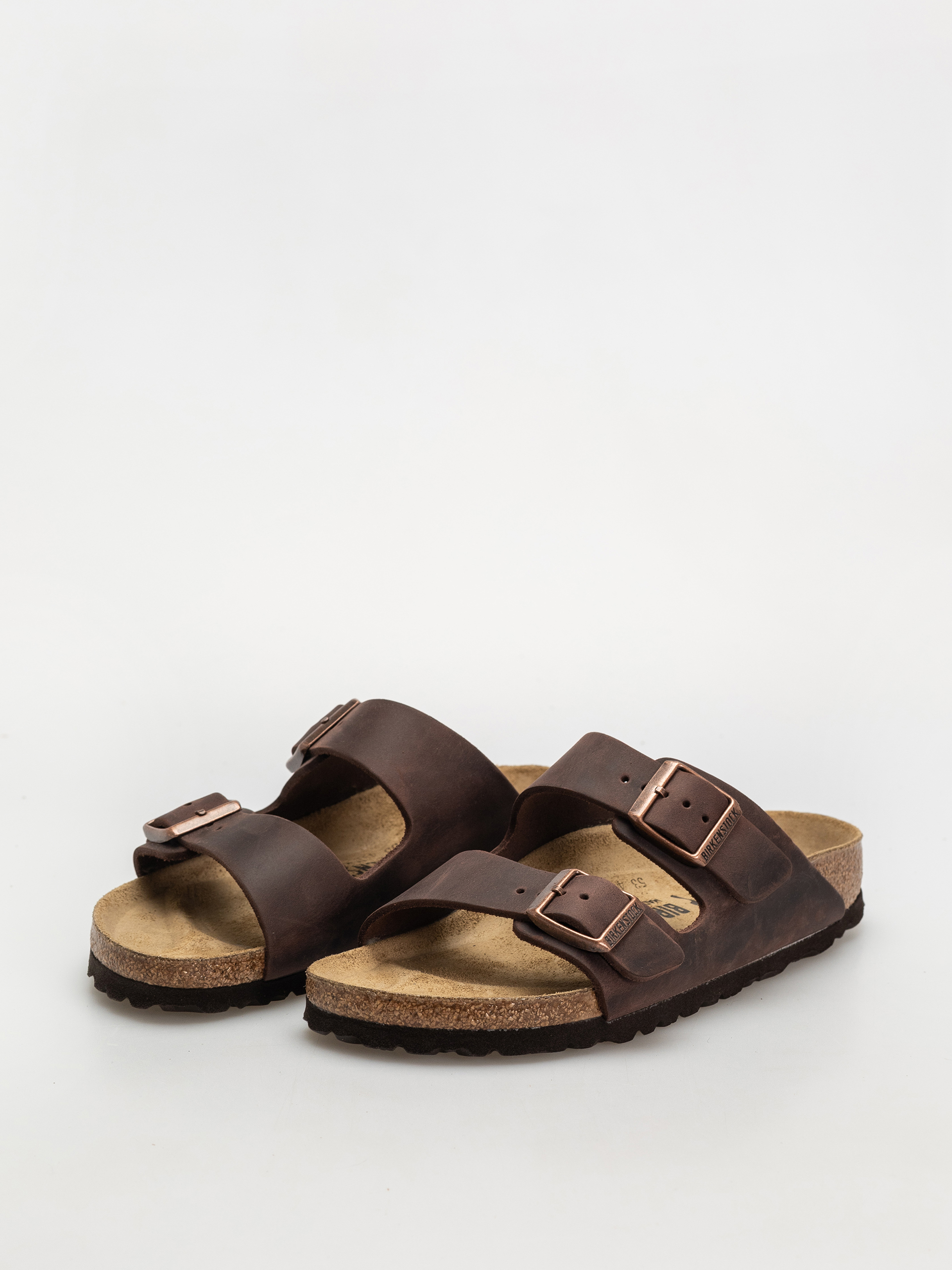 Šľapky Birkenstock Arizona Oiled Leather Narrow Wmn (habana)