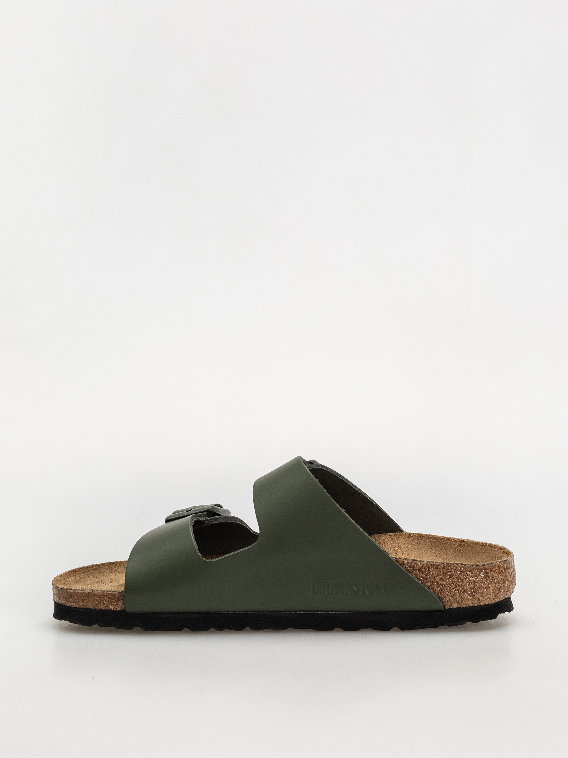 Šľapky Birkenstock Arizona Natural Leather Narrow Wmn (thyme)