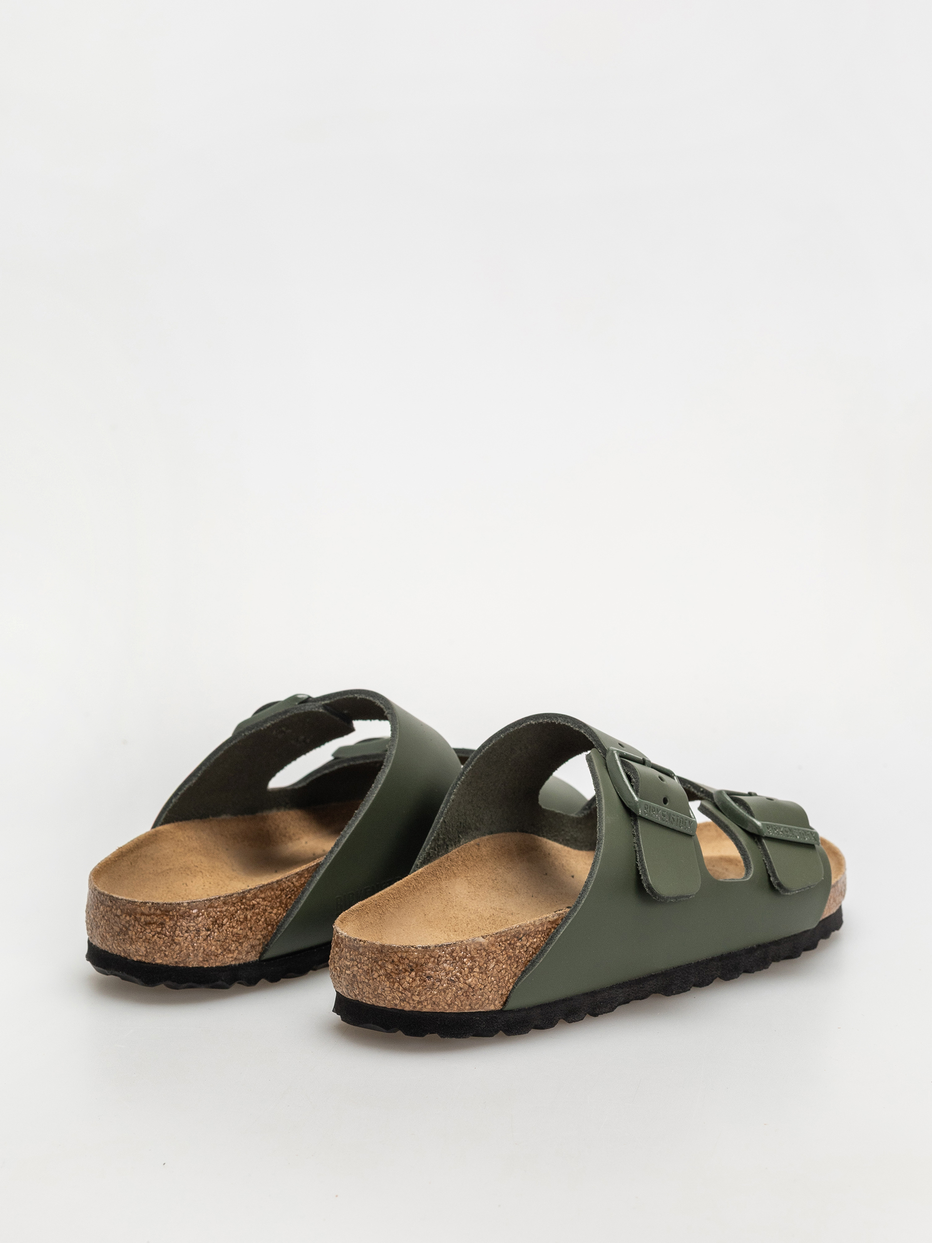 Šľapky Birkenstock Arizona Natural Leather Narrow Wmn (thyme)