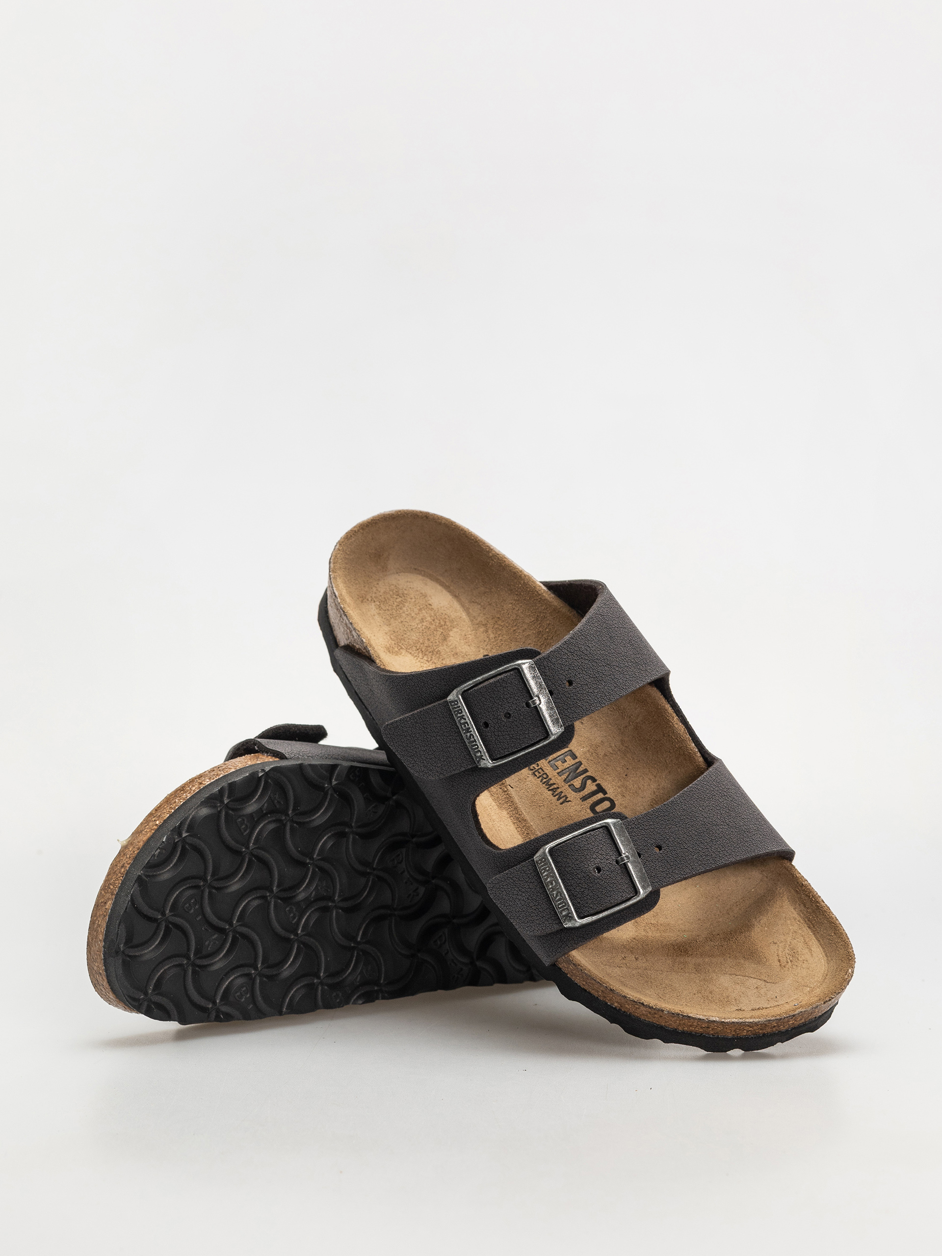 Šľapky Birkenstock Arizona Birkibuc Narrow Wmn (velvet gray)