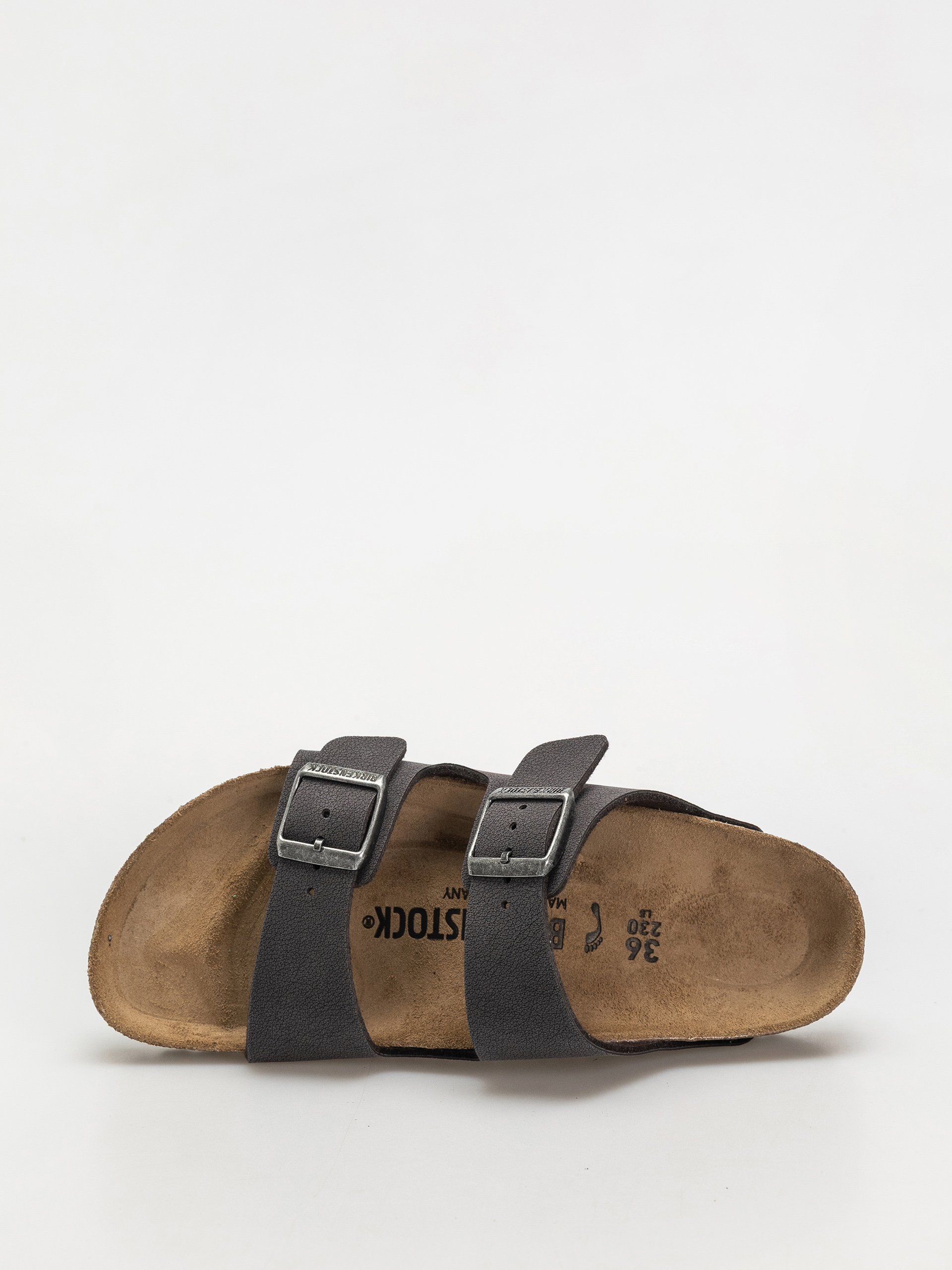 Šľapky Birkenstock Arizona Birkibuc Narrow Wmn (velvet gray)