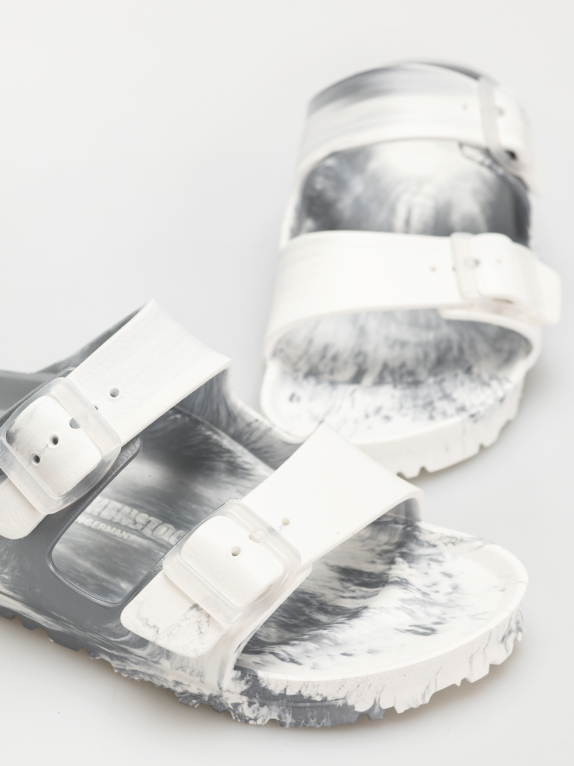 Šľapky Birkenstock Arizona EVA Narrow Wmn (metallic silver multi)