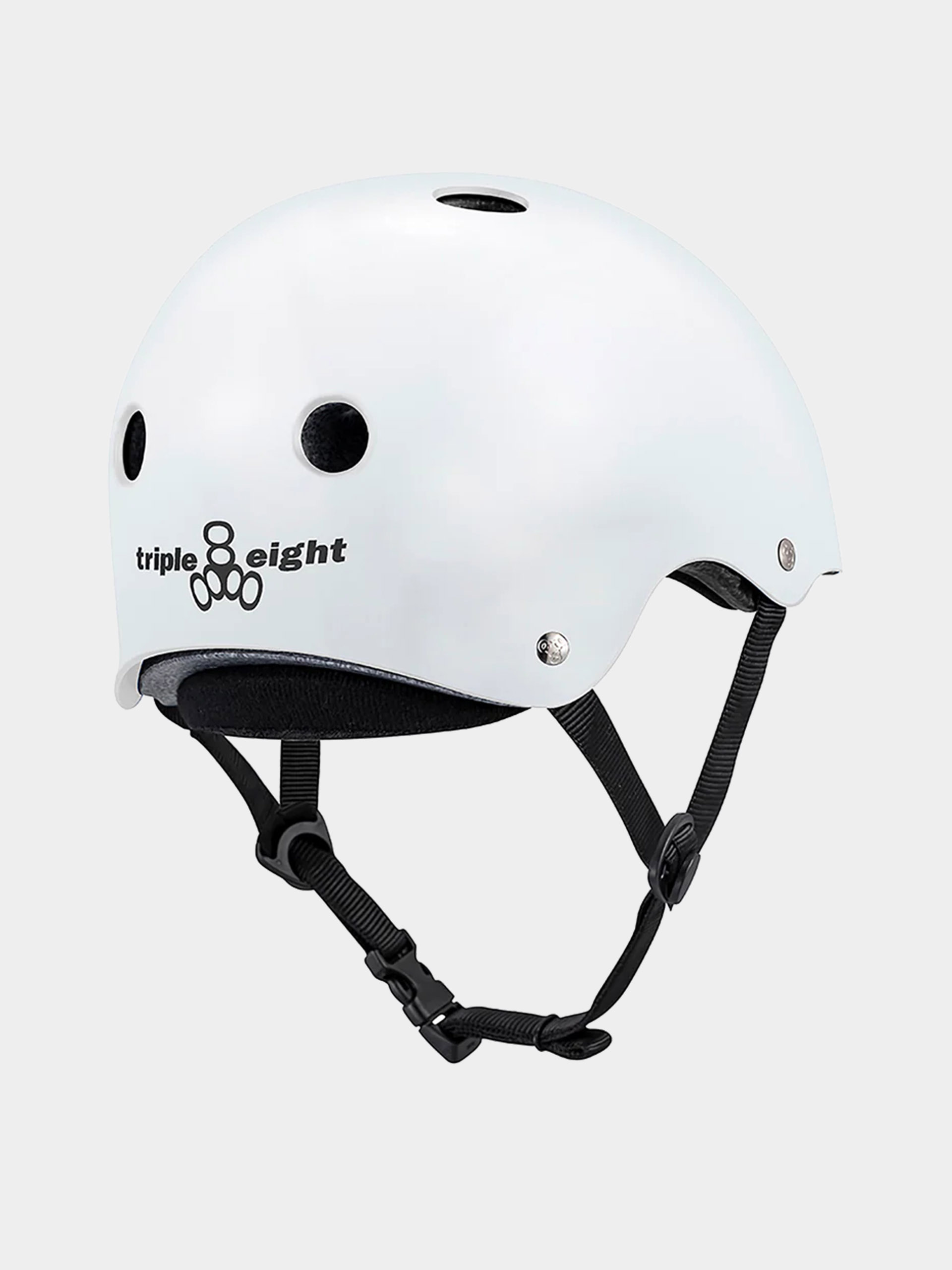 Prilba Triple Eight Deep Cover Helmet (white glossy)