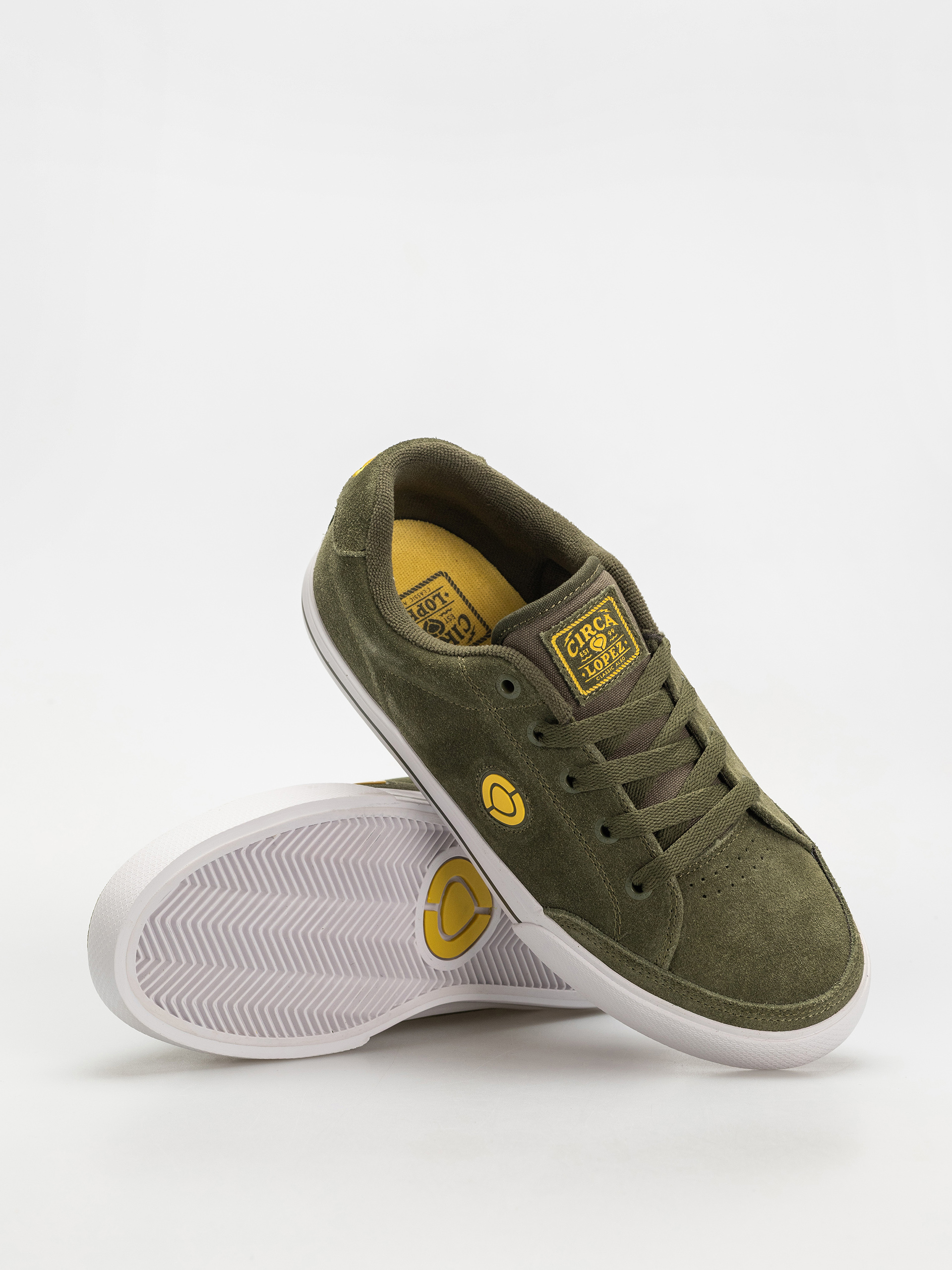 Topánky Circa Al 50 Slim (military green/lemon)