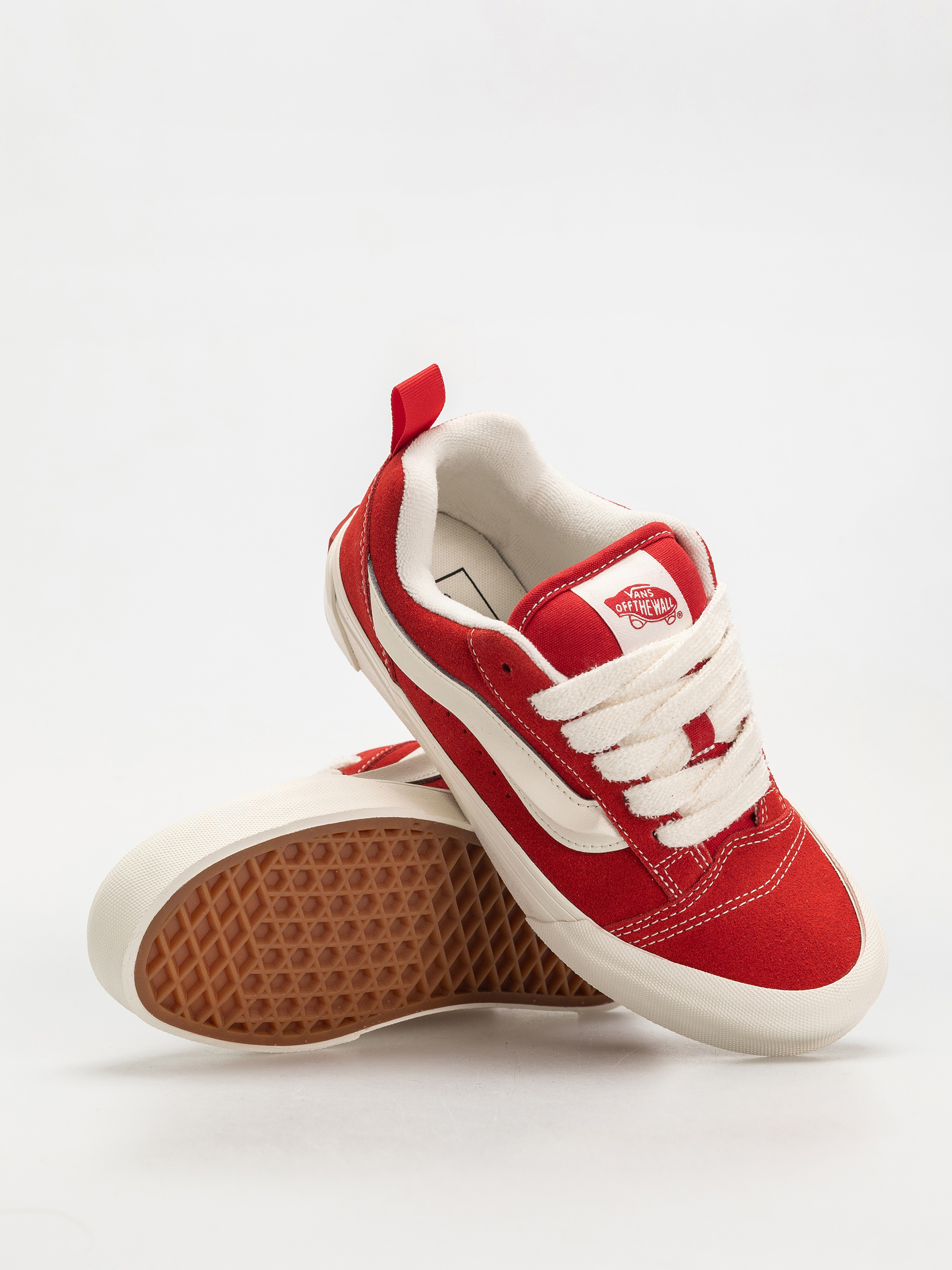 Topánky Vans Knu Skool (racing red/marshmallow)