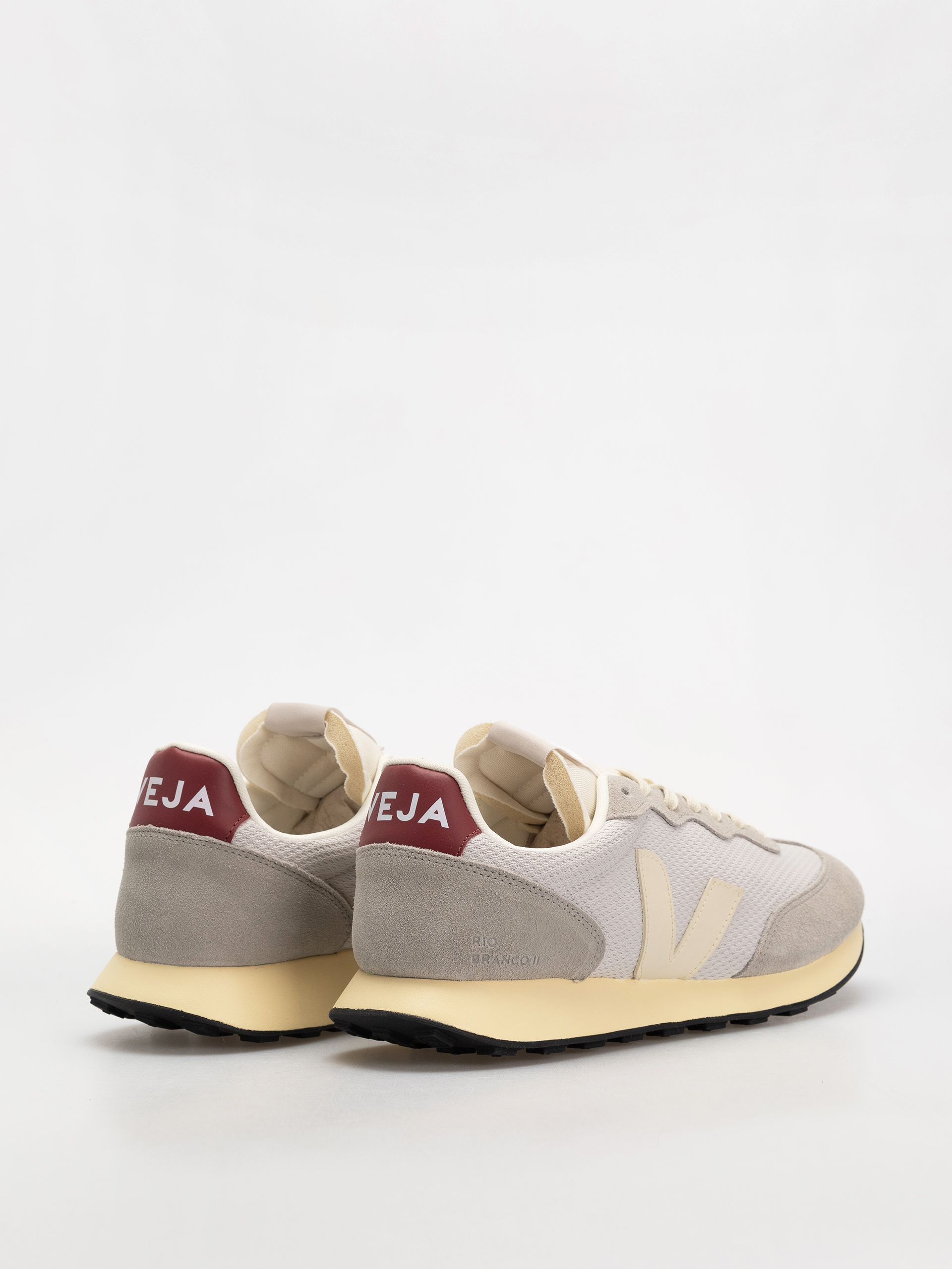 Topánky Veja Rio Branco Ii (light grey pierre marsala)