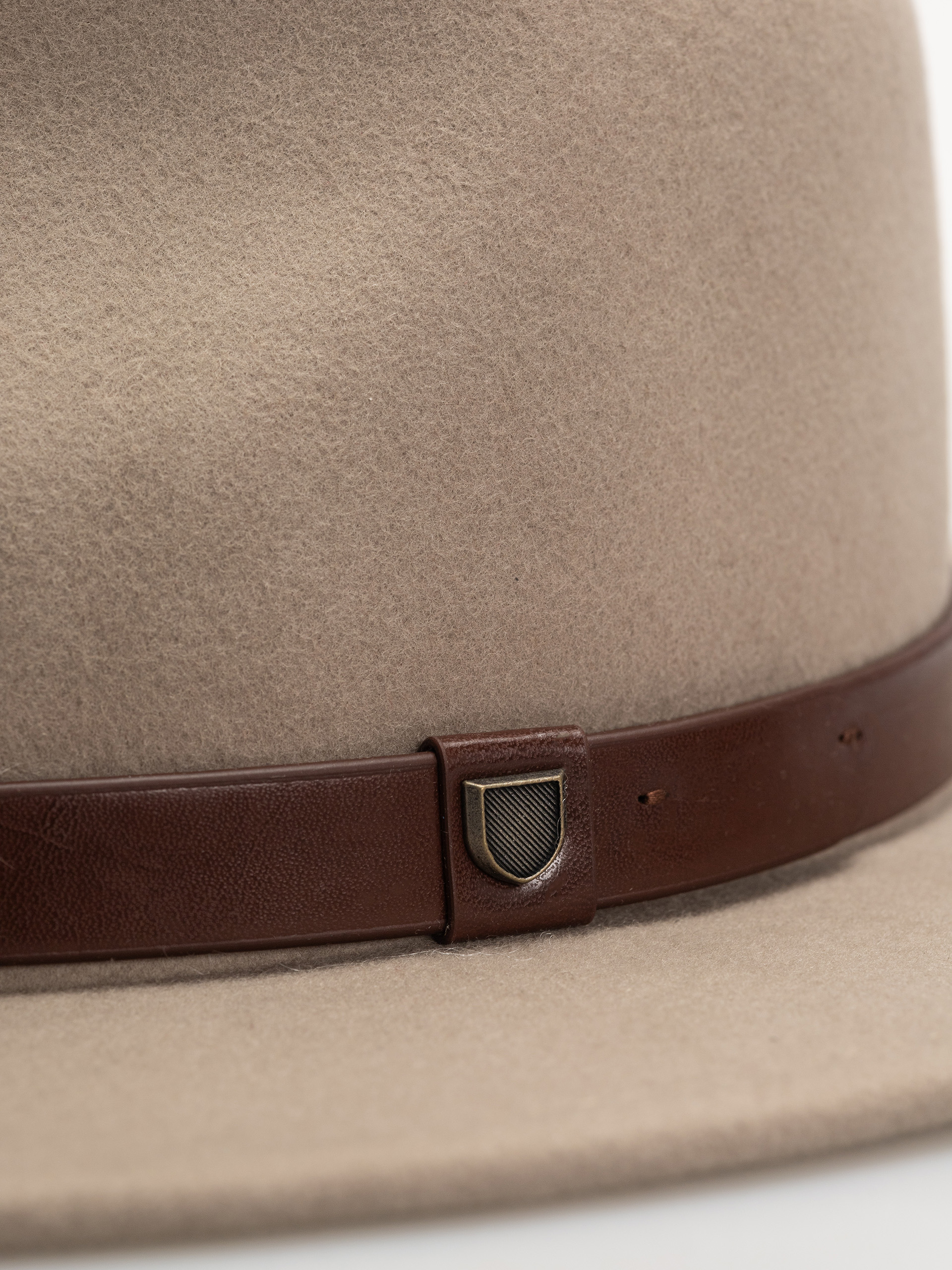 Klobúk Brixton Messer Fedora (light tan)
