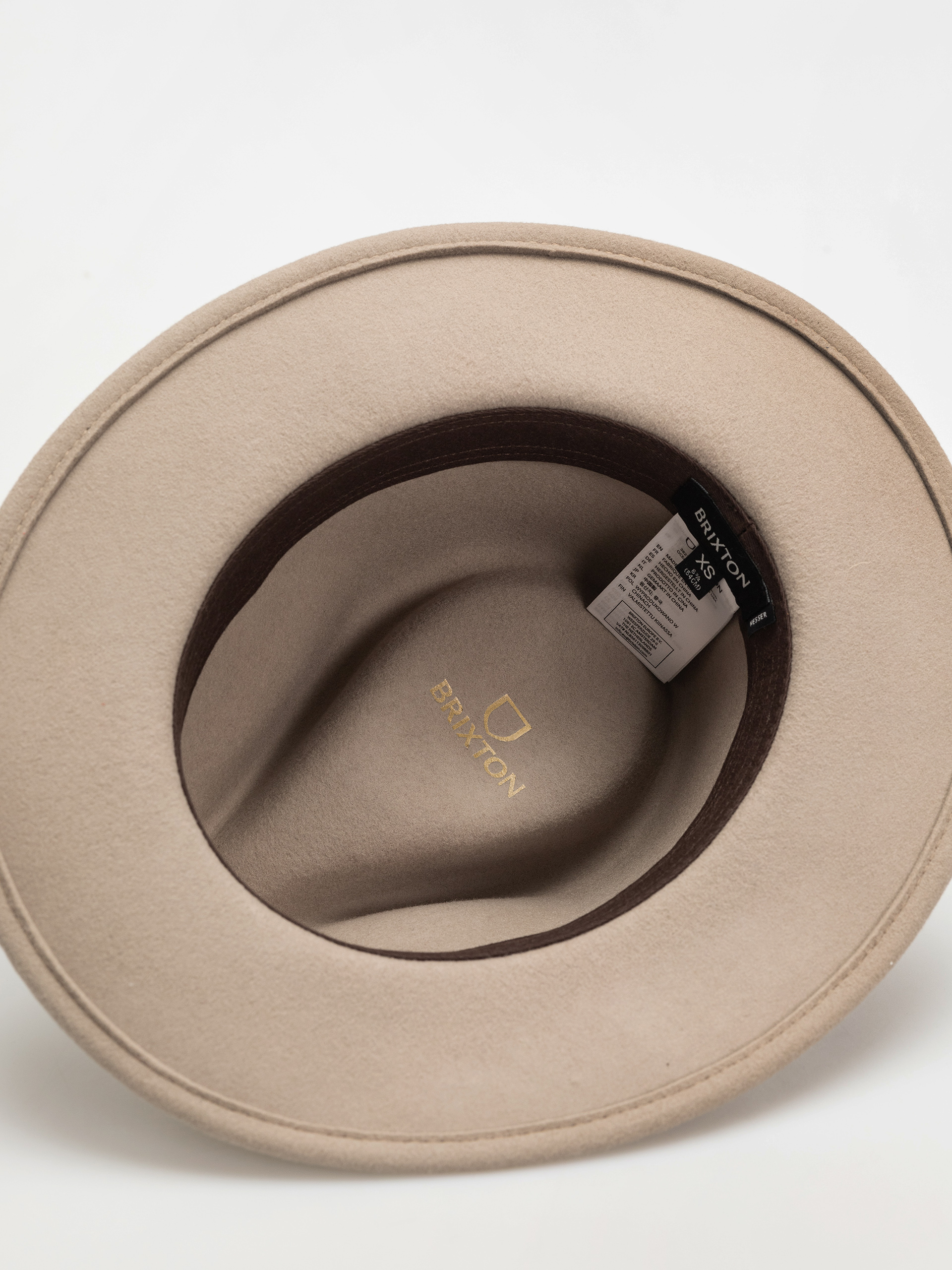 Klobúk Brixton Messer Fedora (light tan)