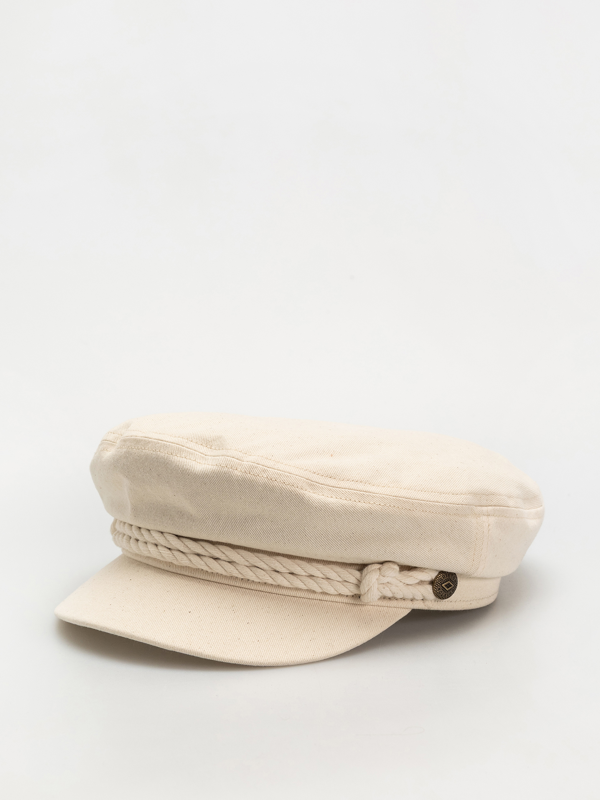 Klobúk so šiltom Brixton Fiddler Cap (egret white)