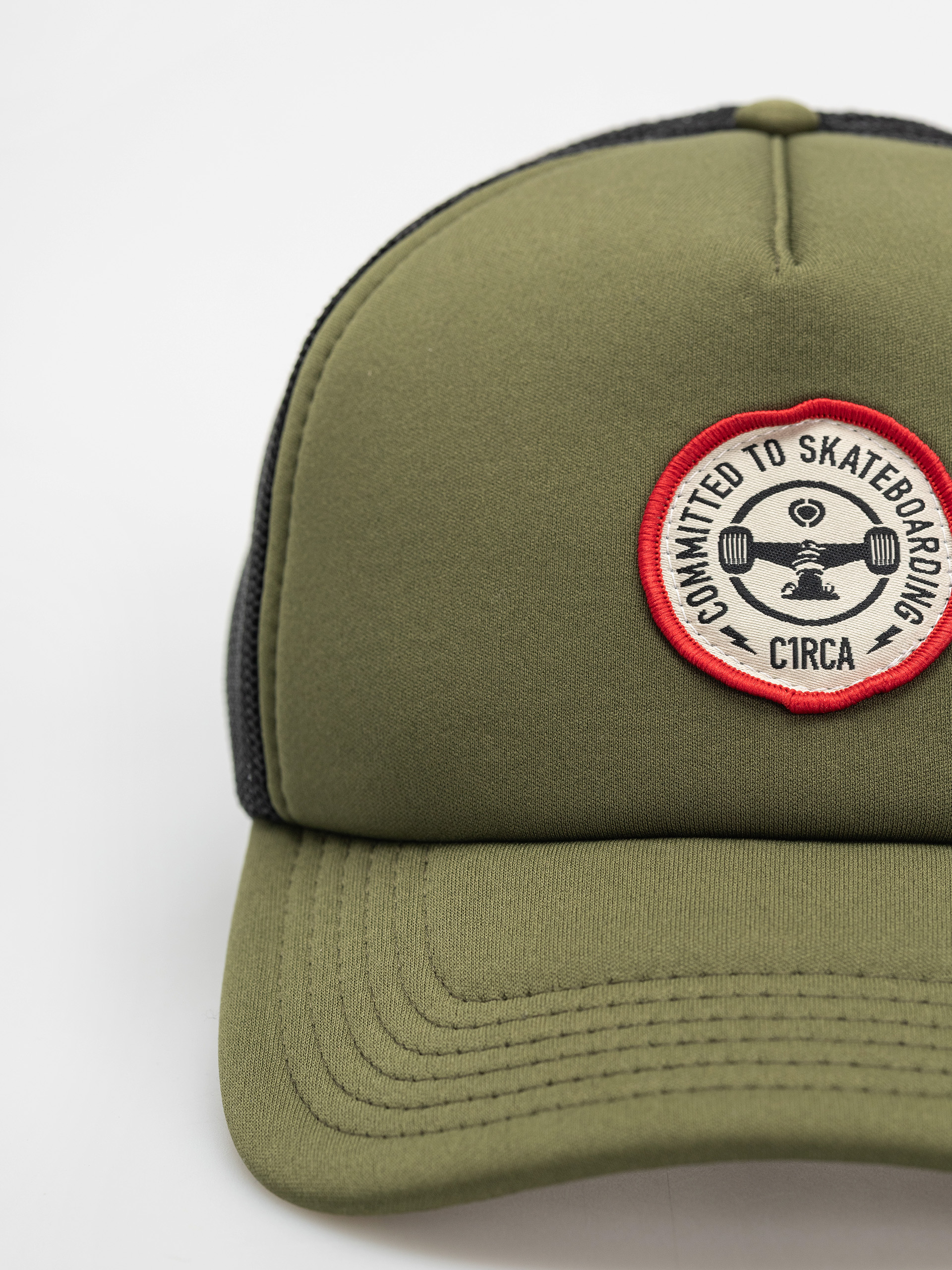 Šiltovka Circa C1rcle Trucker (military/red)