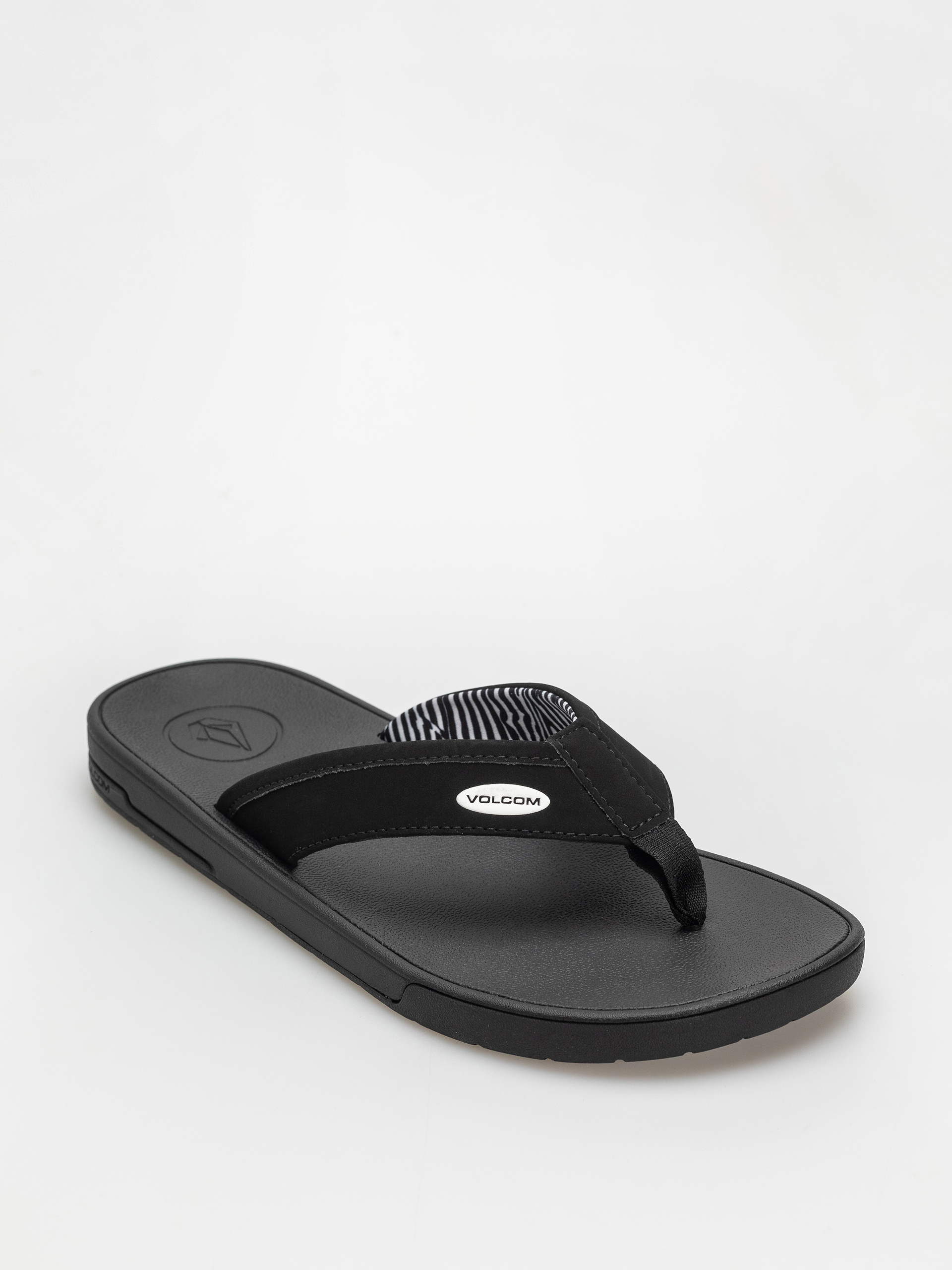 Plážovky Volcom Jack Robinson (black white)