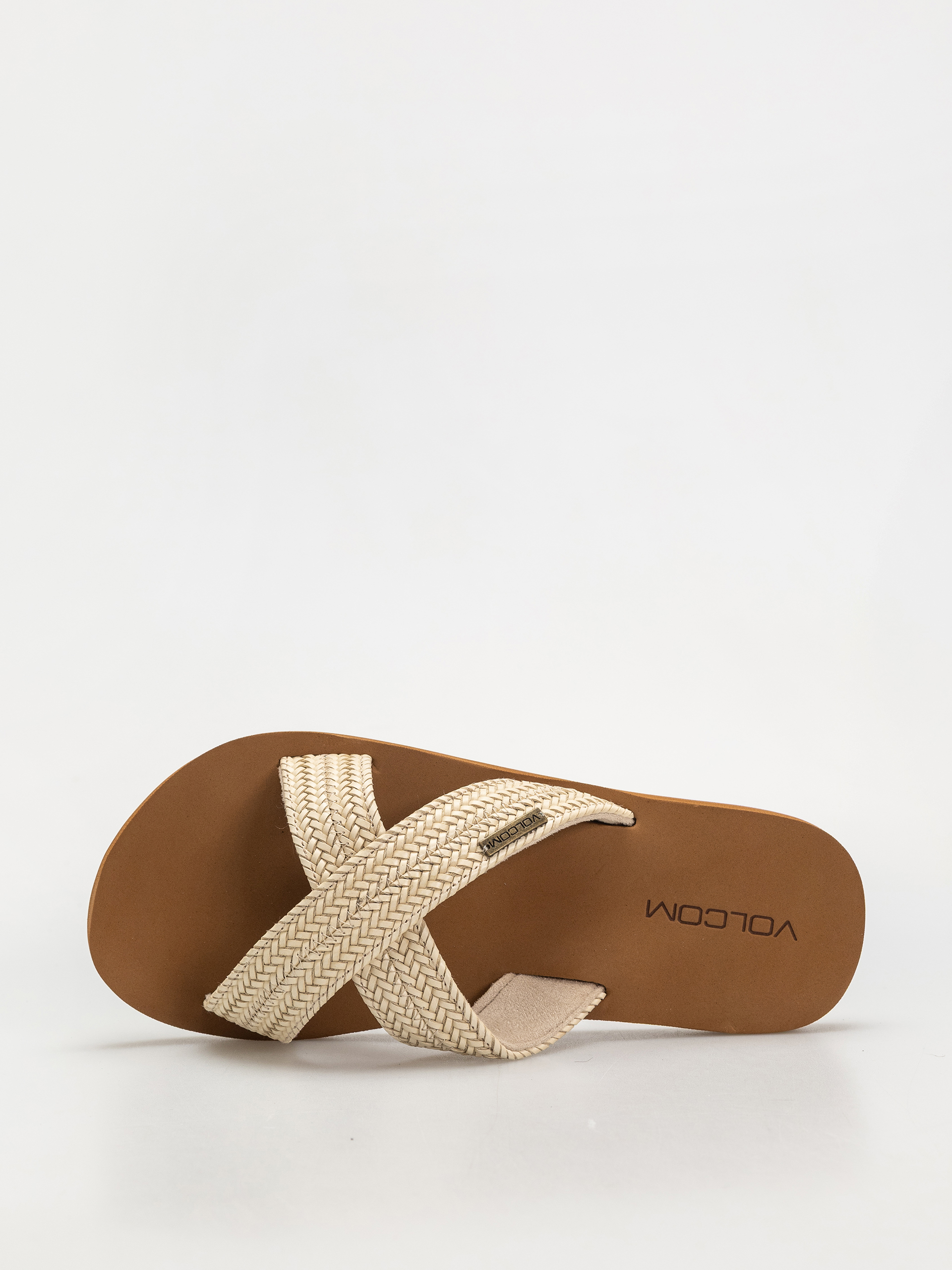 Plážovky Volcom Volcom Double Cross Wmn (cream)