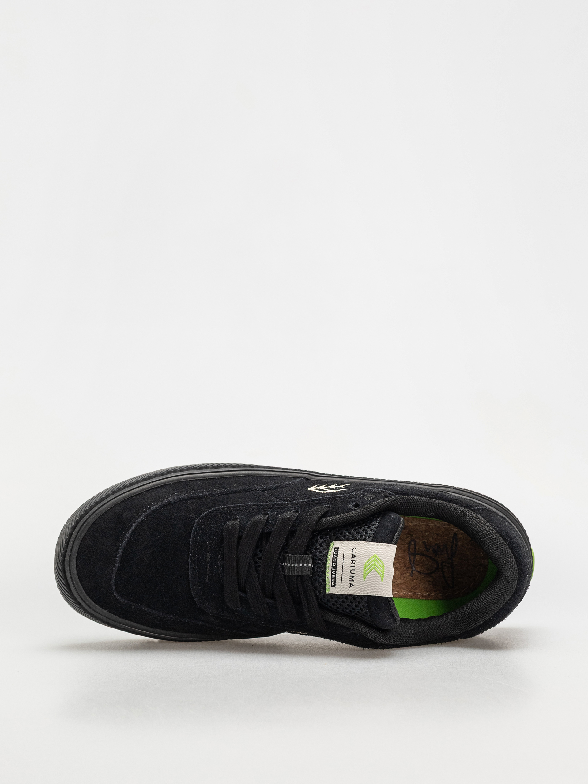Topánky Cariuma Luan Pro Wmn (all black suede ivory logo)