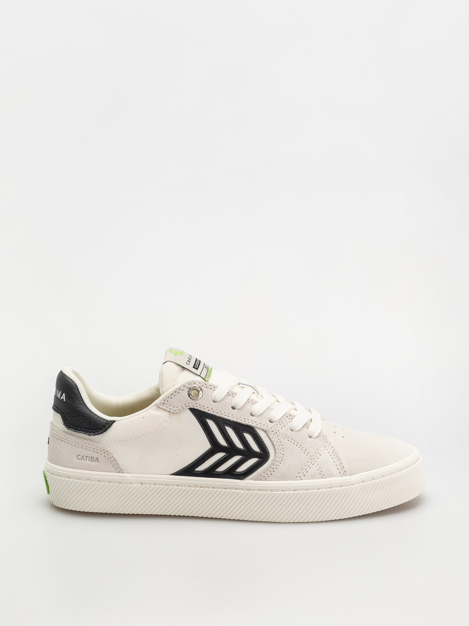 Topu00e1nky Cariuma Catiba Pro 2.0 (smoke white suede off white cordura black logo)