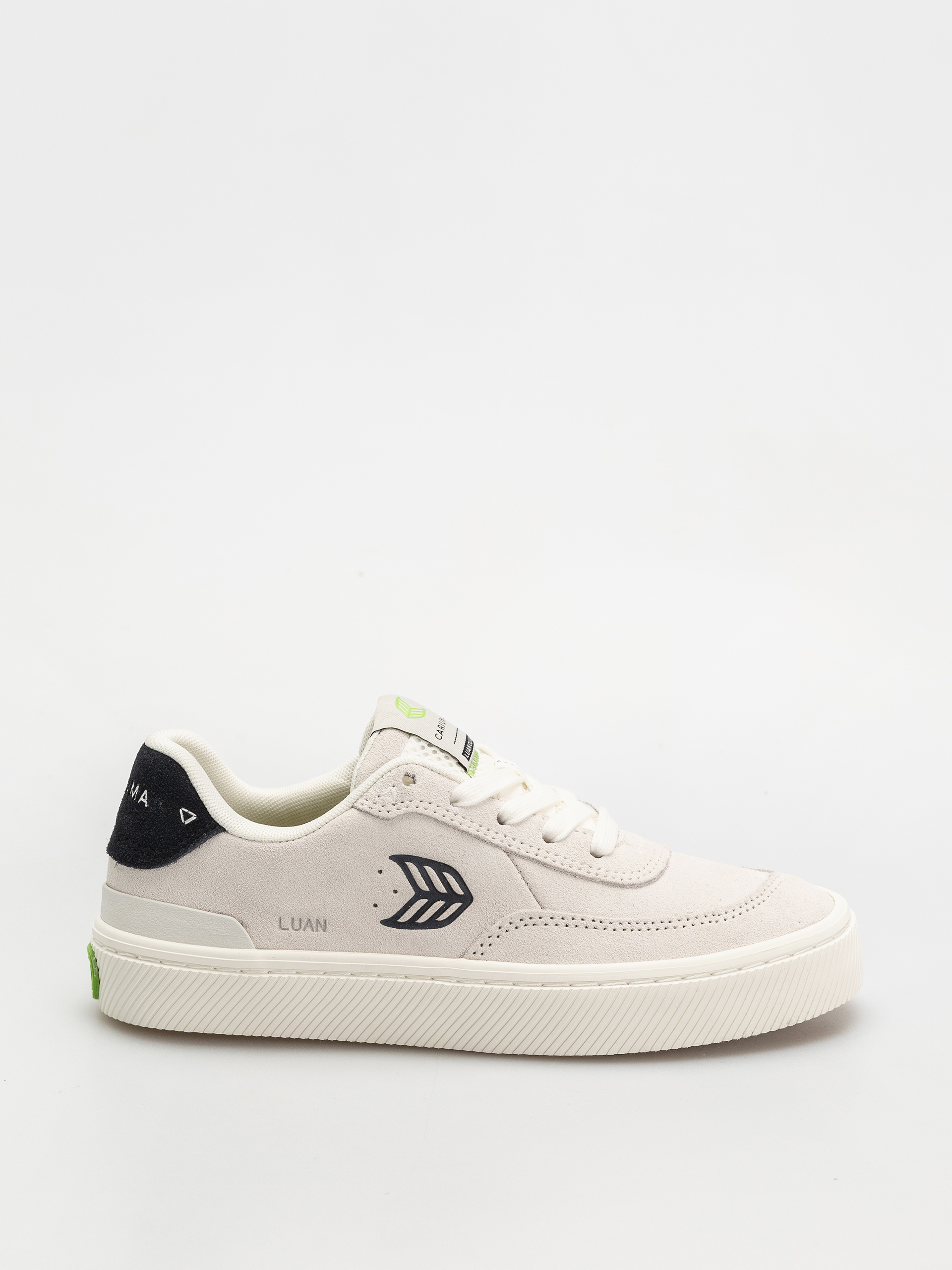 Topu00e1nky Cariuma Luan Pro Wmn (smoke white suede black logo)
