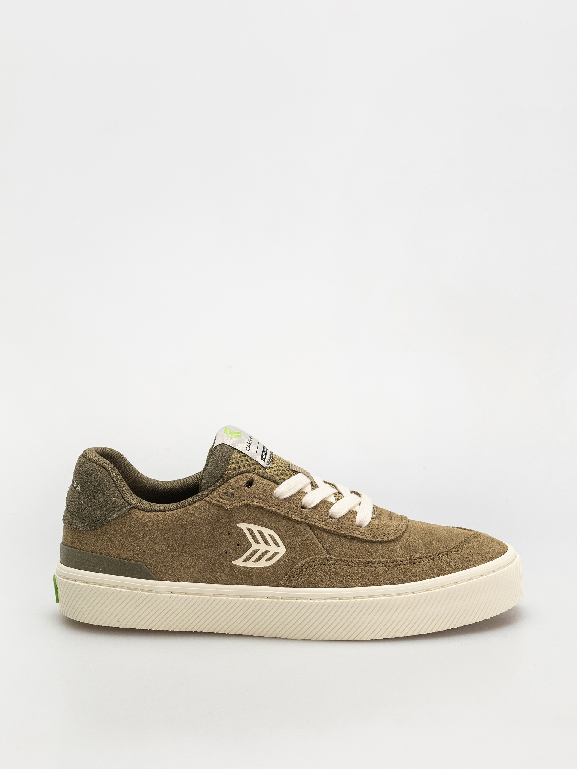 Topu00e1nky Cariuma Luan Pro Wmn (olive green suede ivory logo burnt olive)