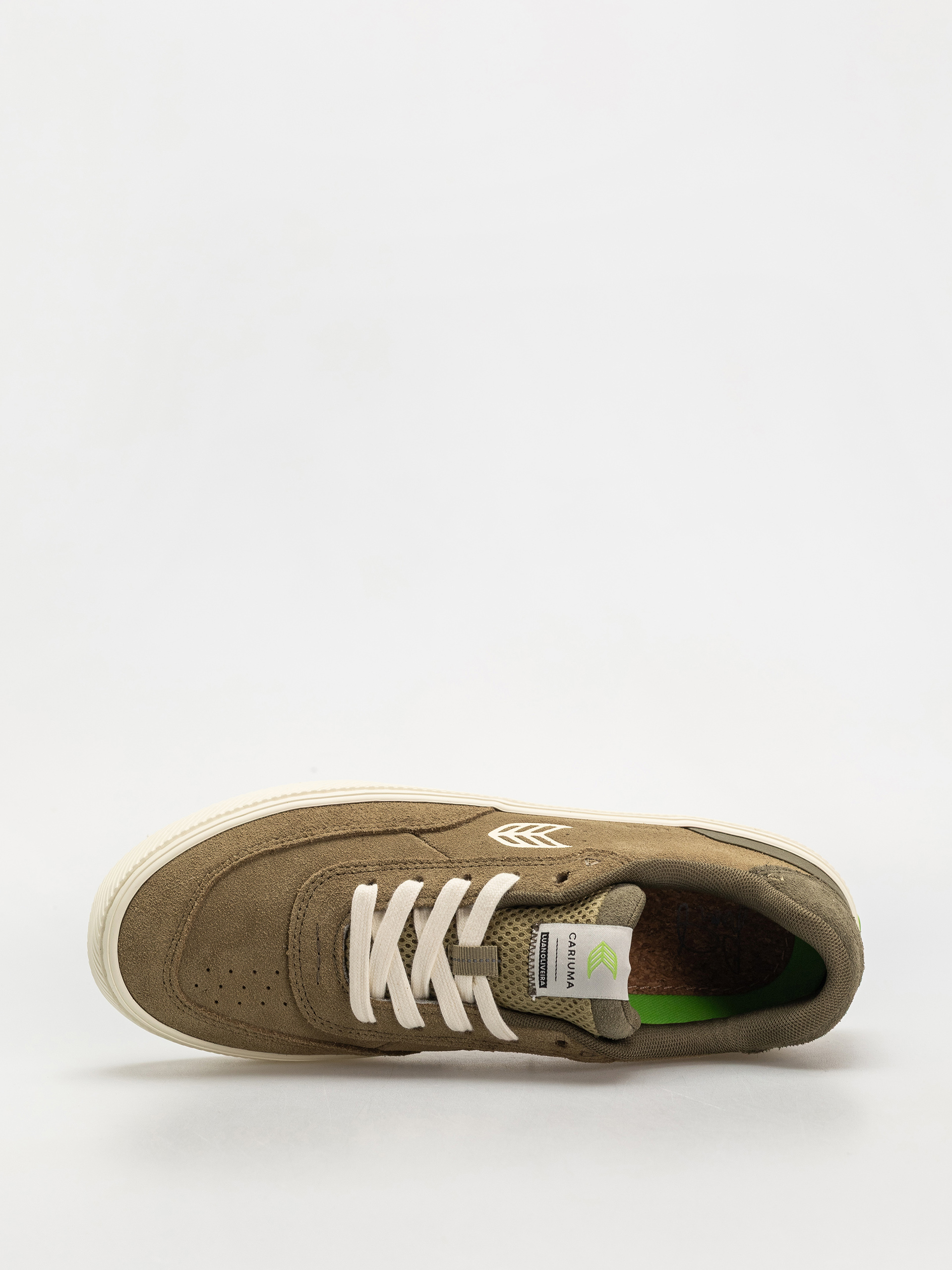 Topánky Cariuma Luan Pro Wmn (olive green suede ivory logo burnt olive)