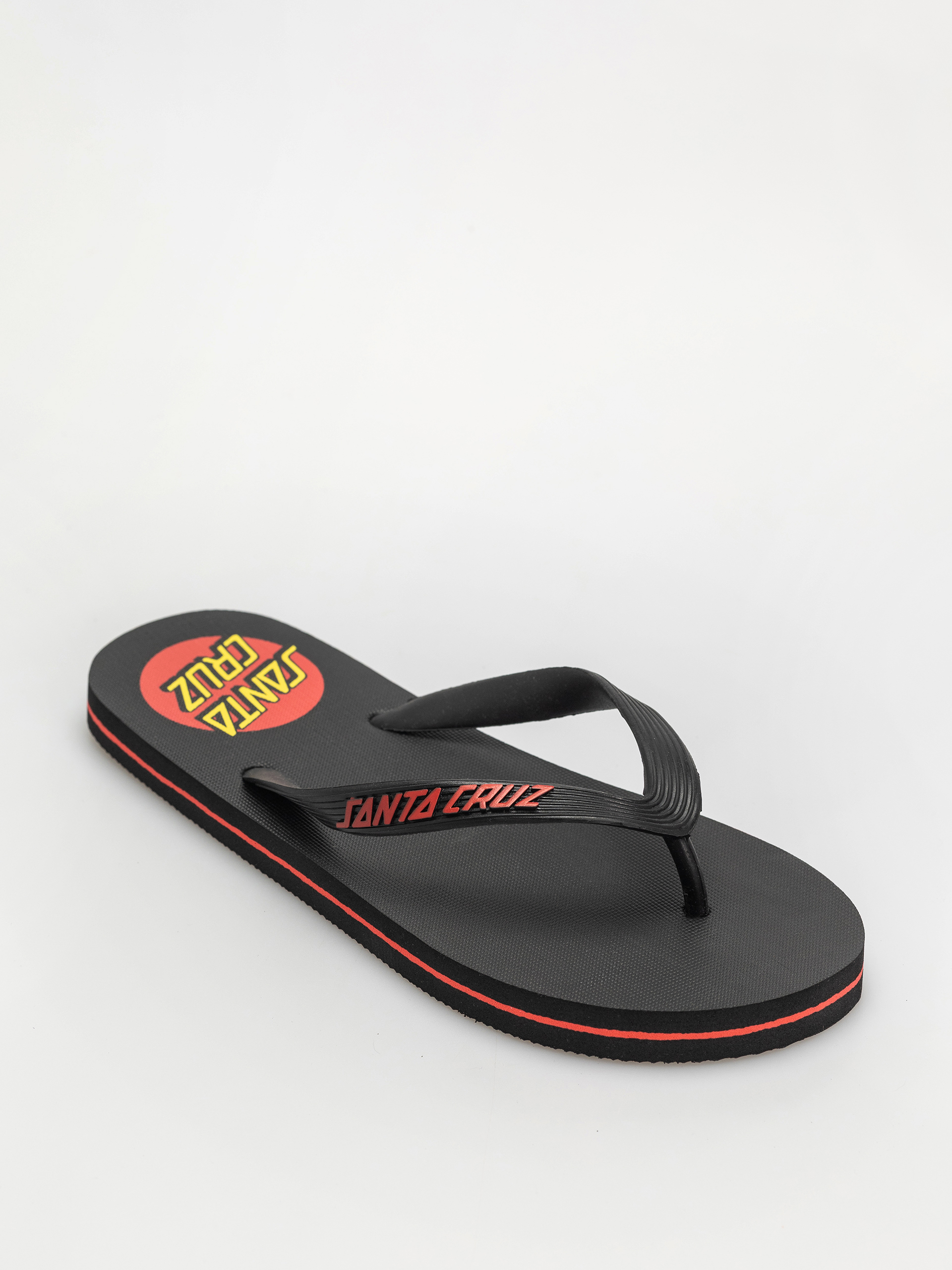 Plážovky Santa Cruz Classic Dot (black)