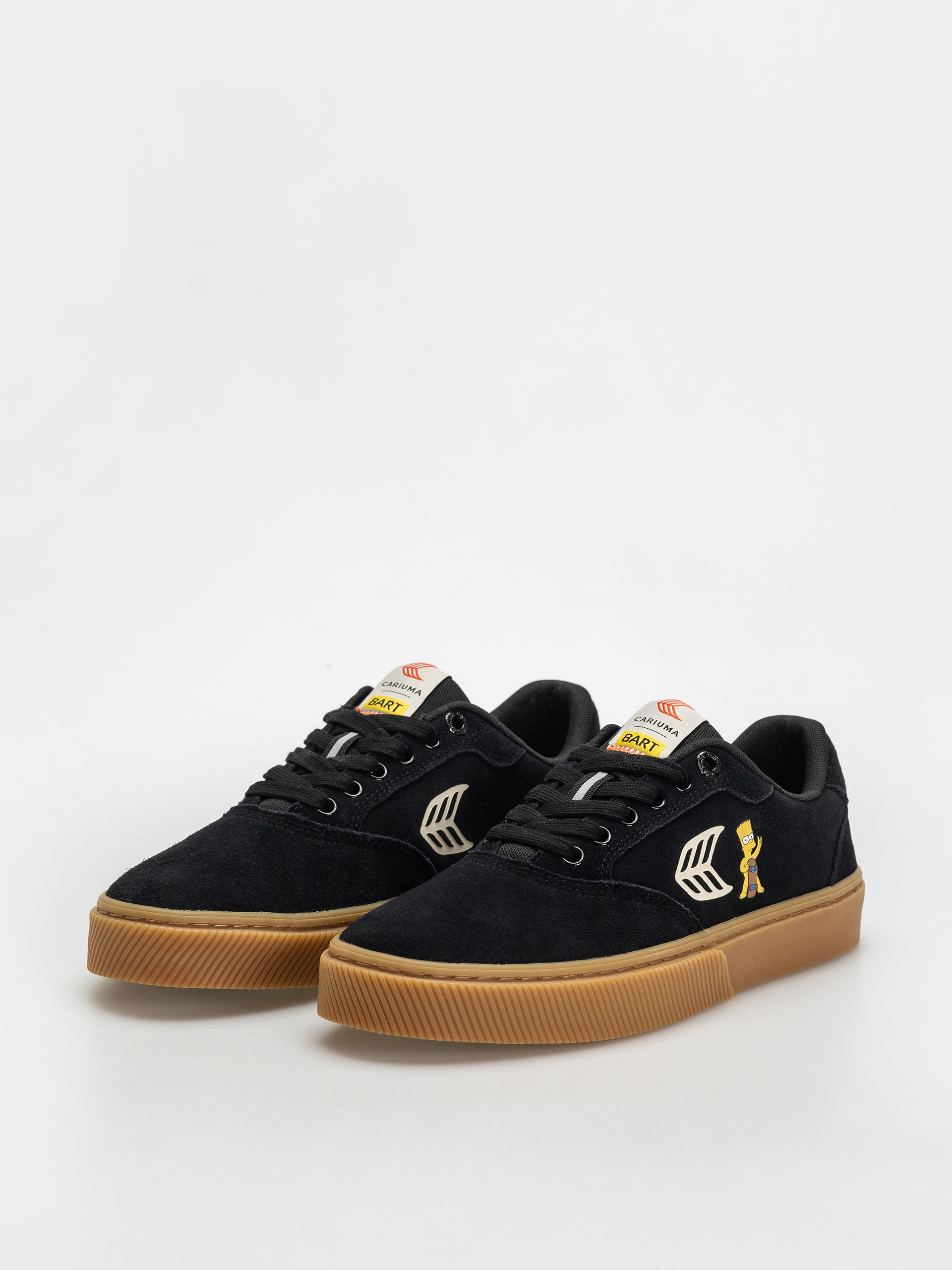 Topánky Cariuma Simpsons Naioca (black suede bart skateboard)
