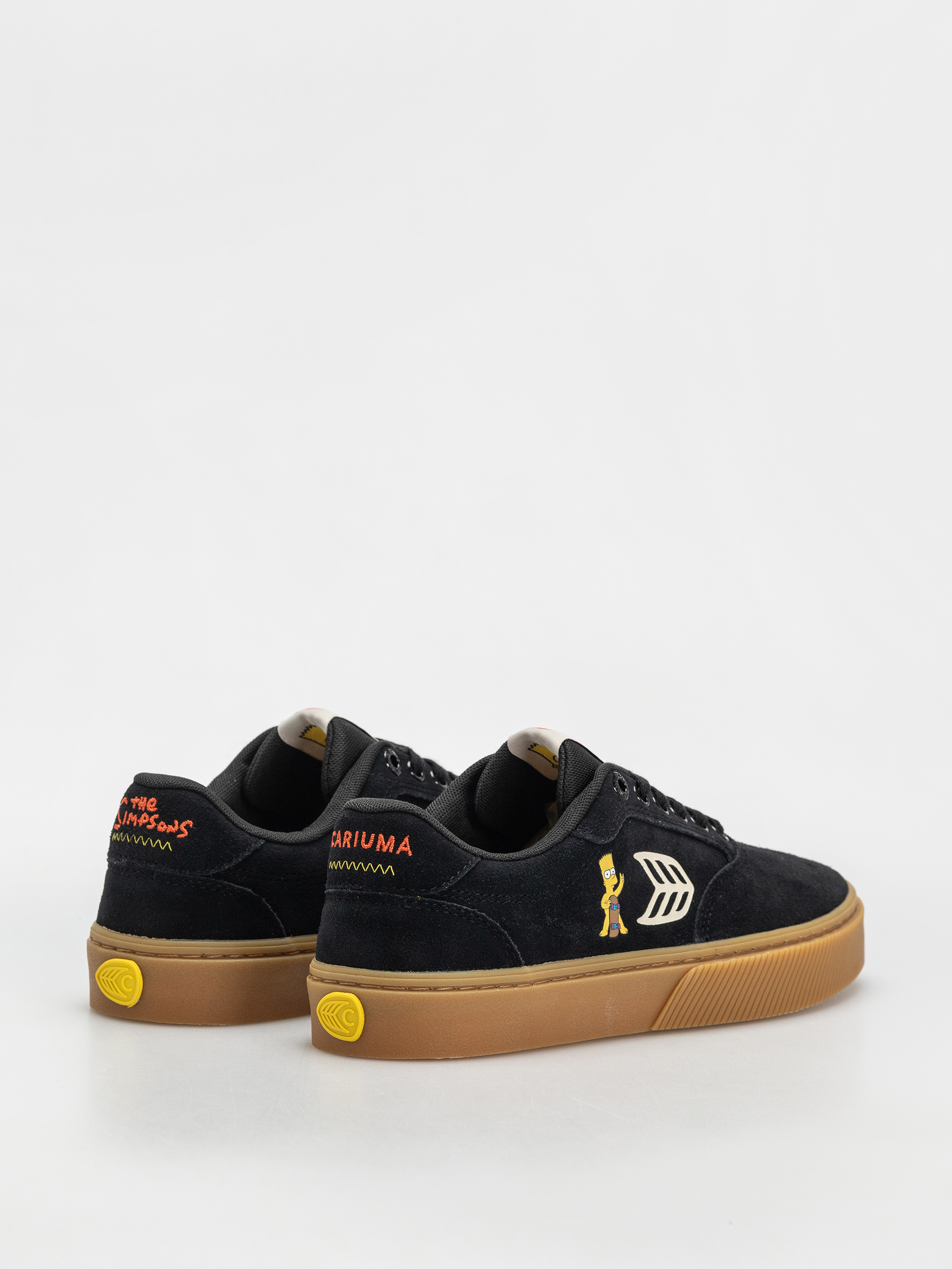 Topánky Cariuma Simpsons Naioca (black suede bart skateboard)