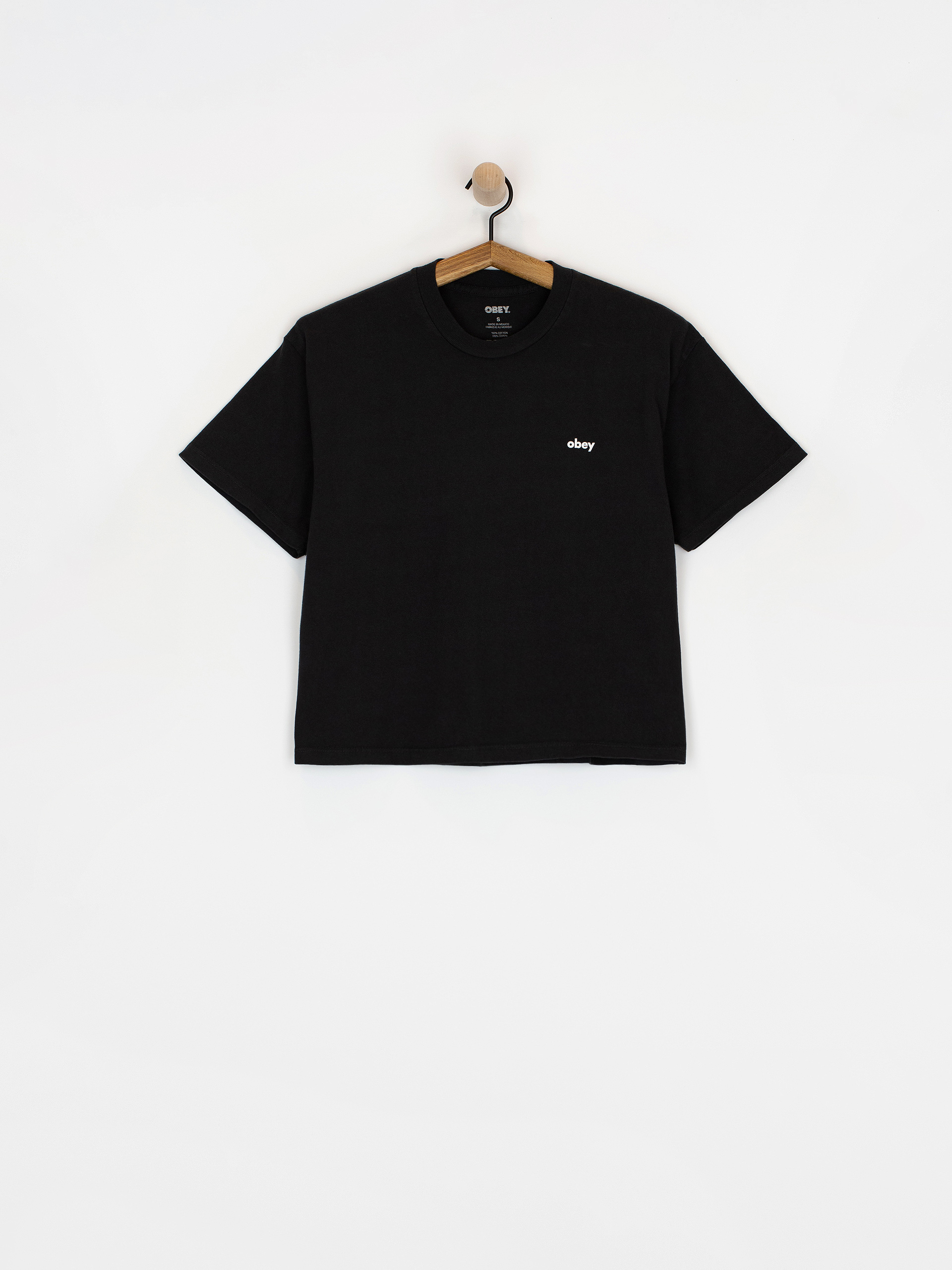 Tričko OBEY Water Color Flower Wmn (black)