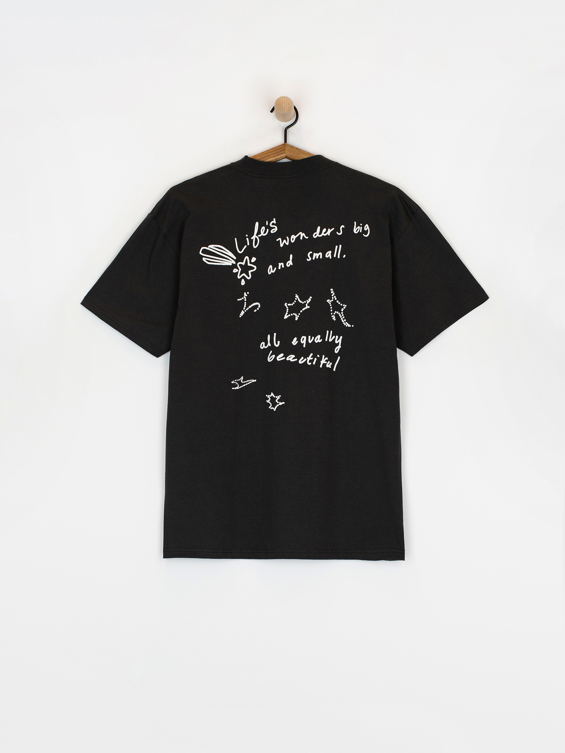Tričko OBEY Welcome To Paradise (vintage black)