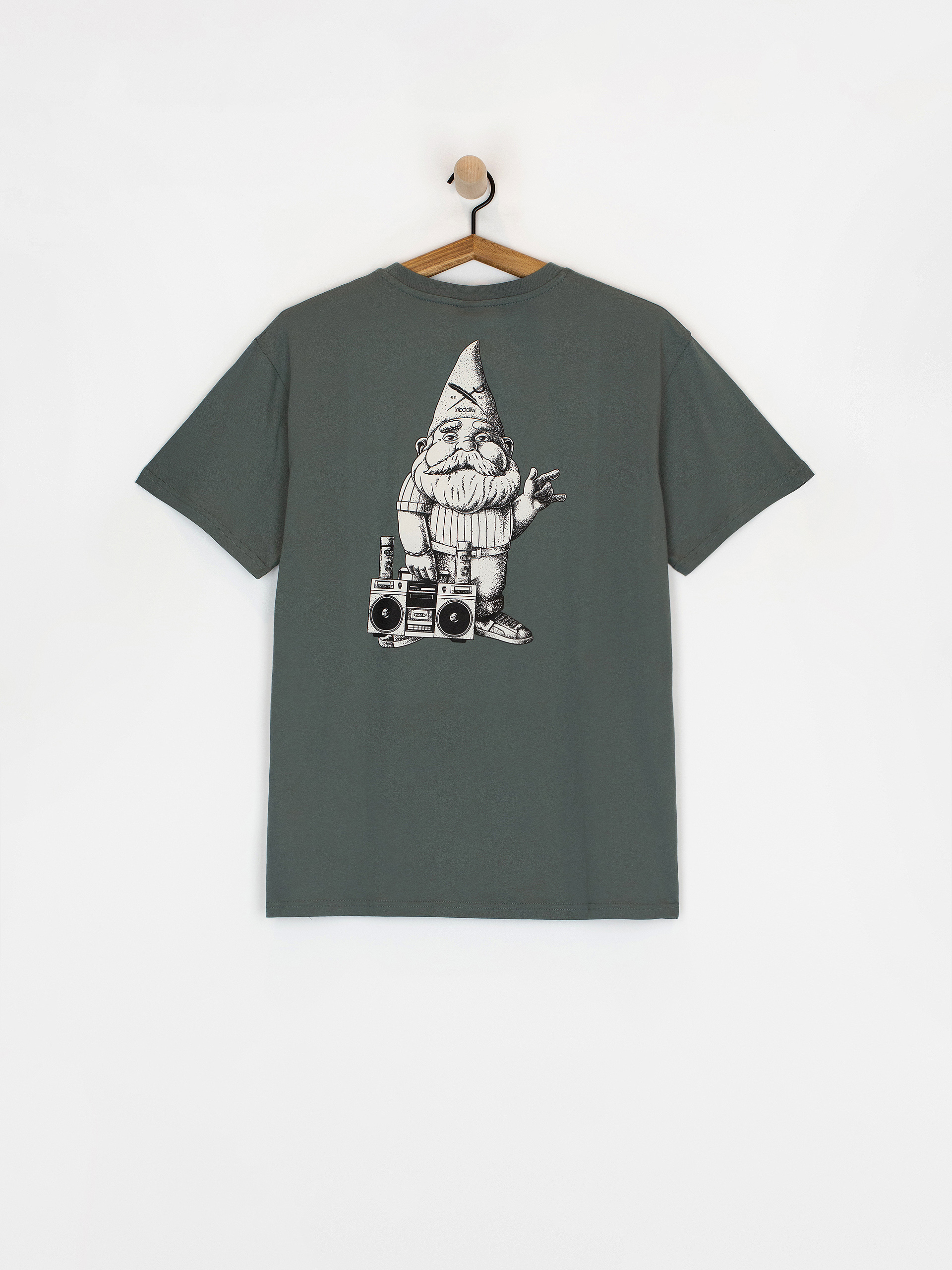 Tričko Iriedaily Garden Gnome (jungle green)