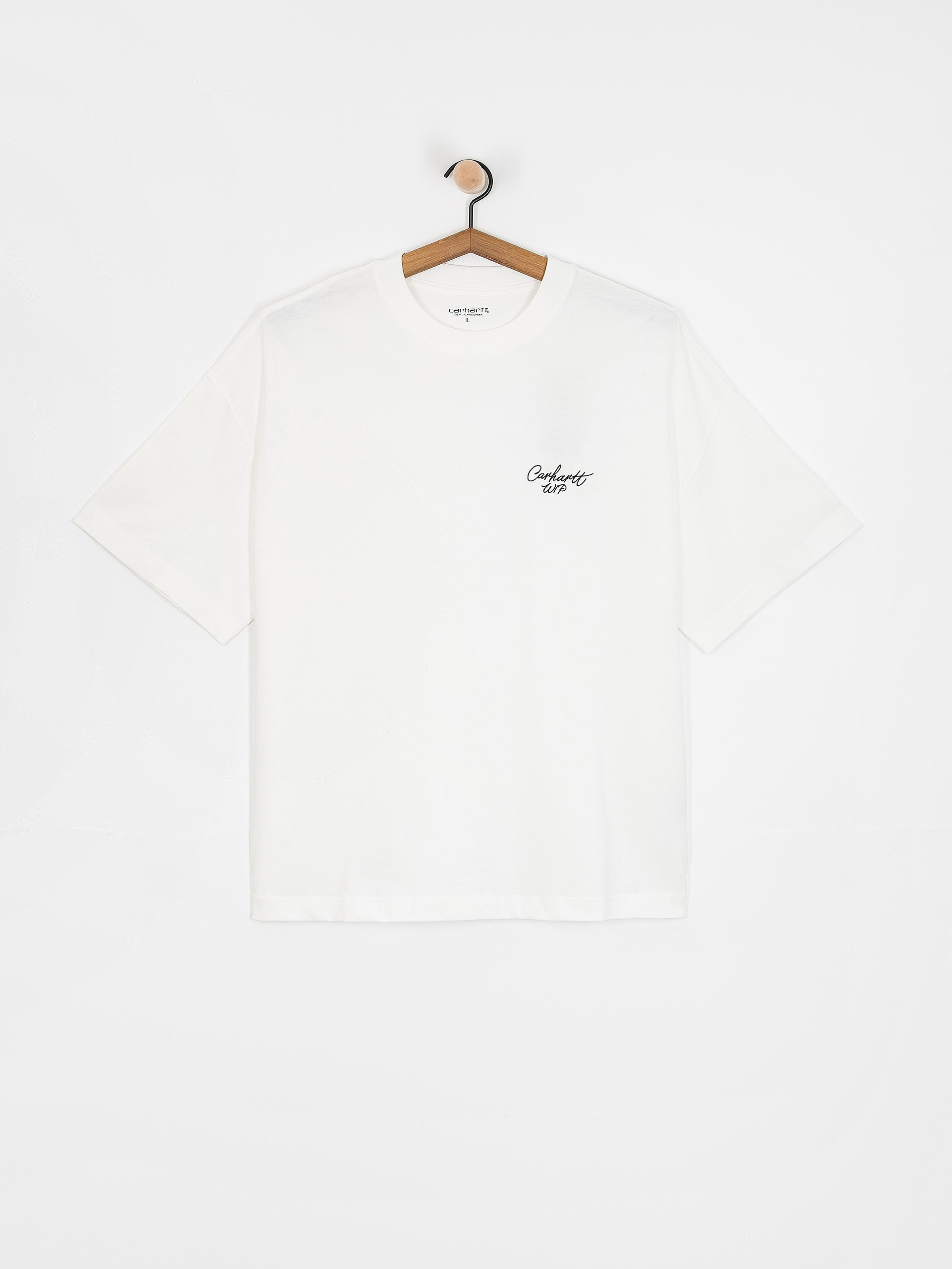 Tričko Carhartt WIP Signature Script (white/black)