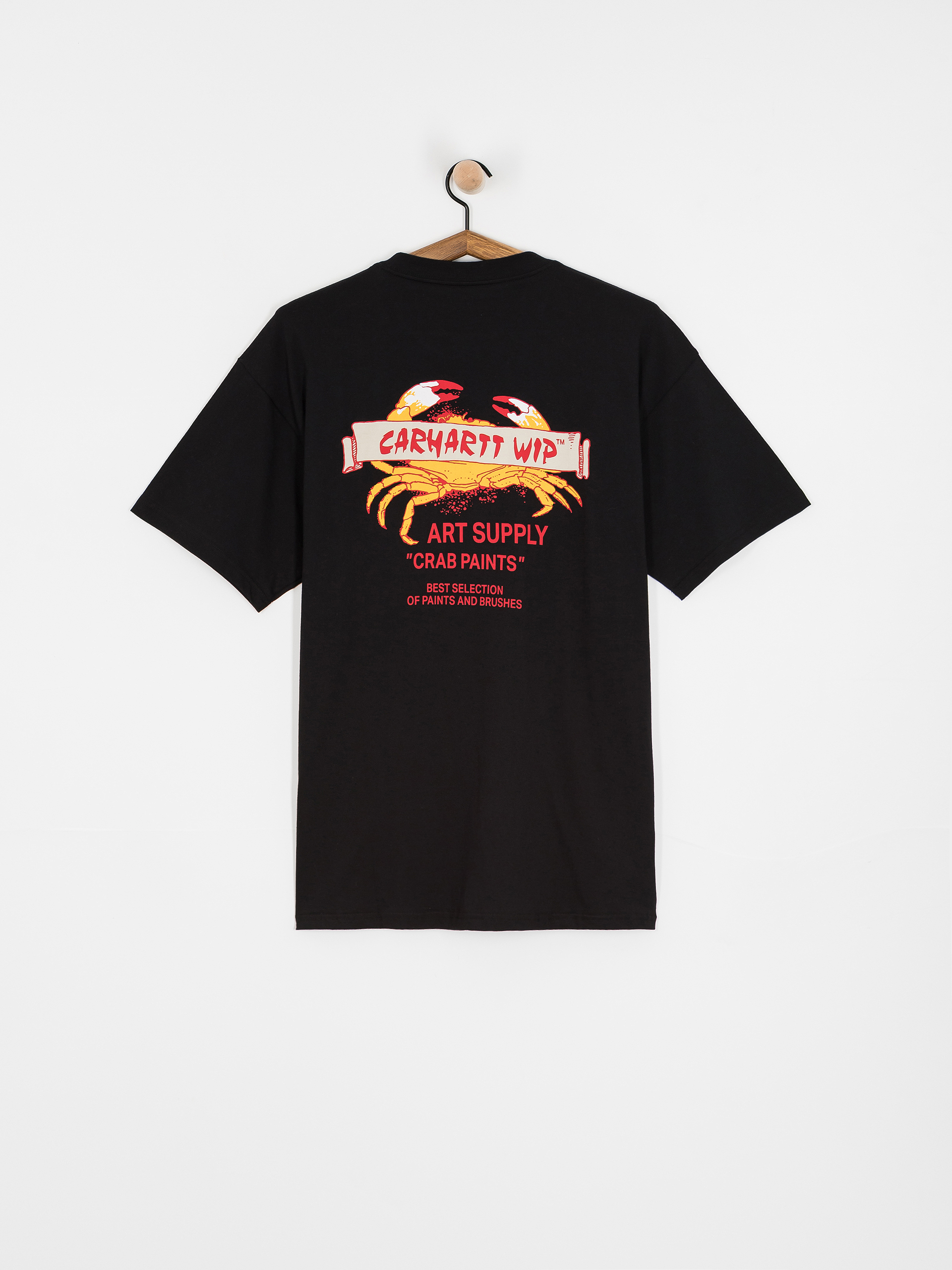 Tričko Carhartt WIP Crab Paint (black)