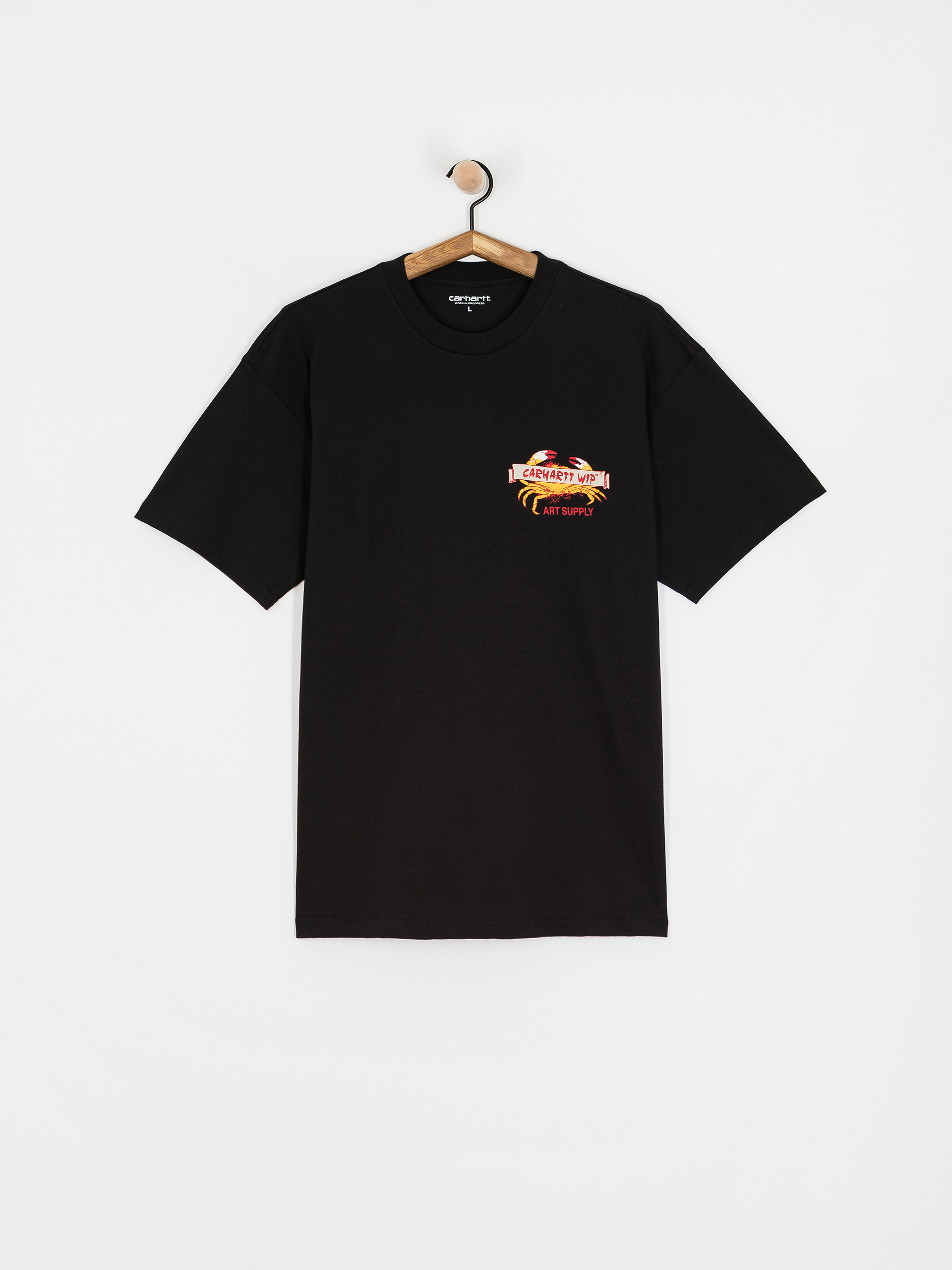 Tričko Carhartt WIP Crab Paint (black)