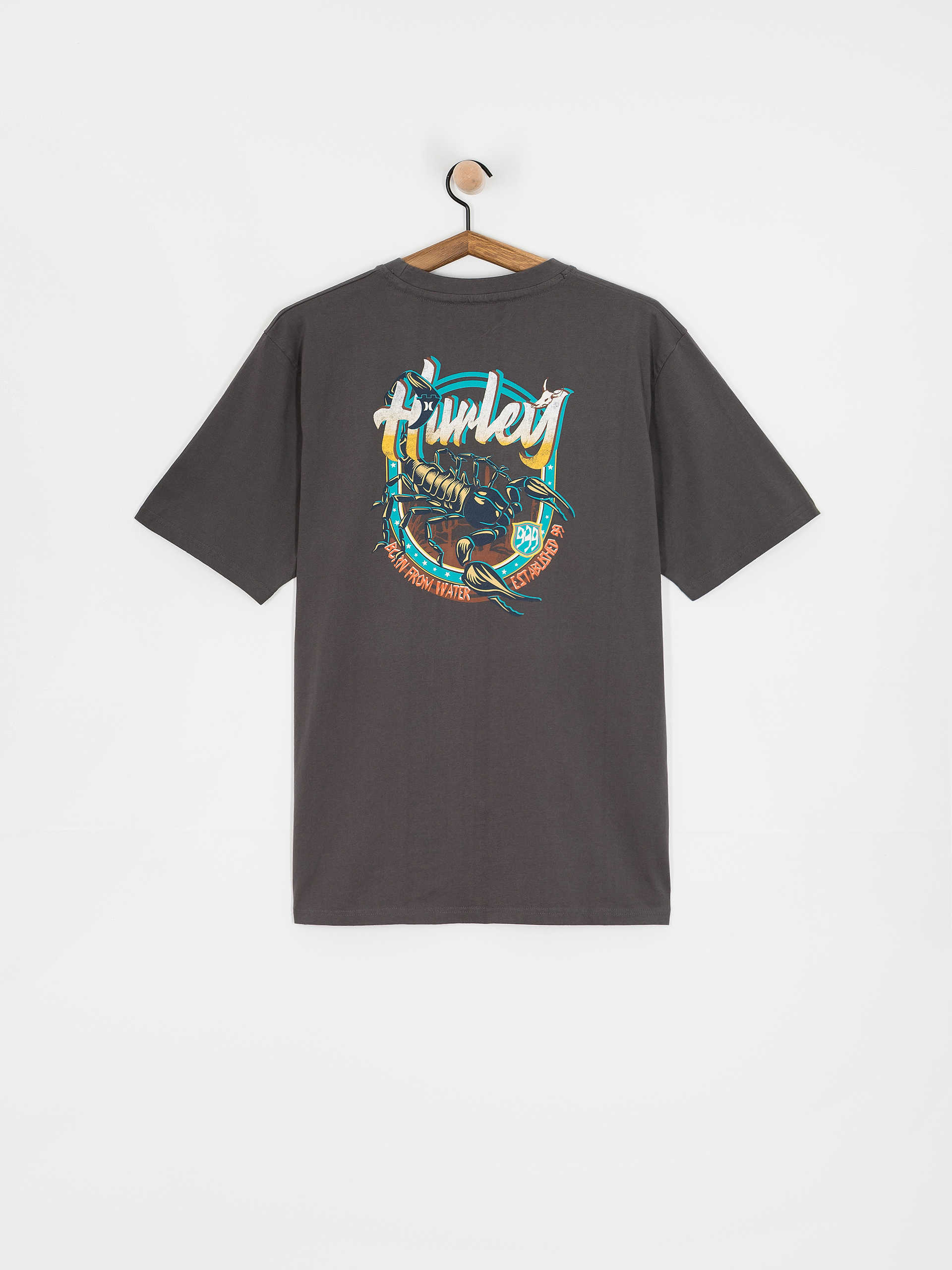 Tričko Hurley Scorpion (dark stone grey)