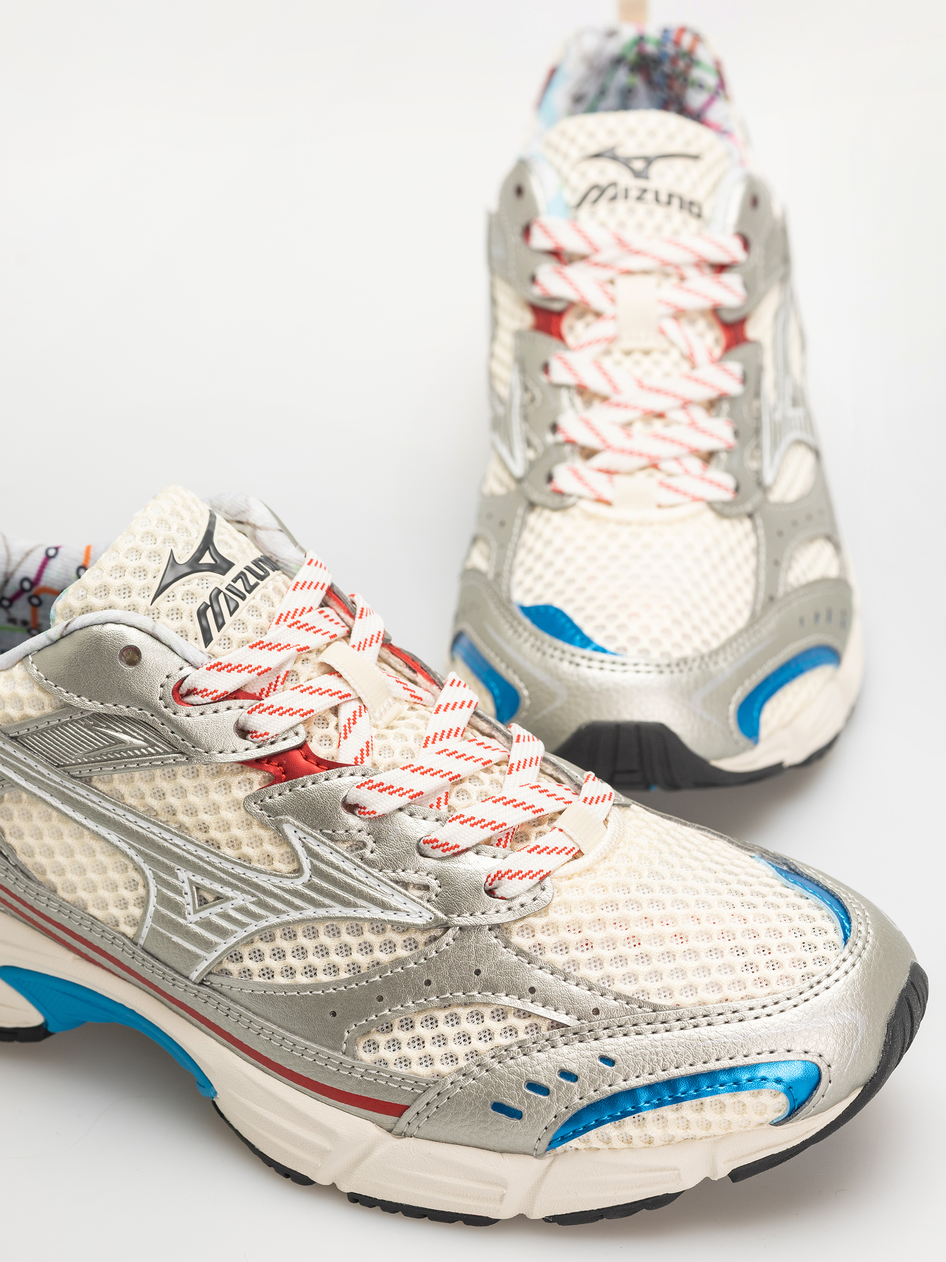 Topánky Mizuno MXR (pristine/high risk red/blue pace)