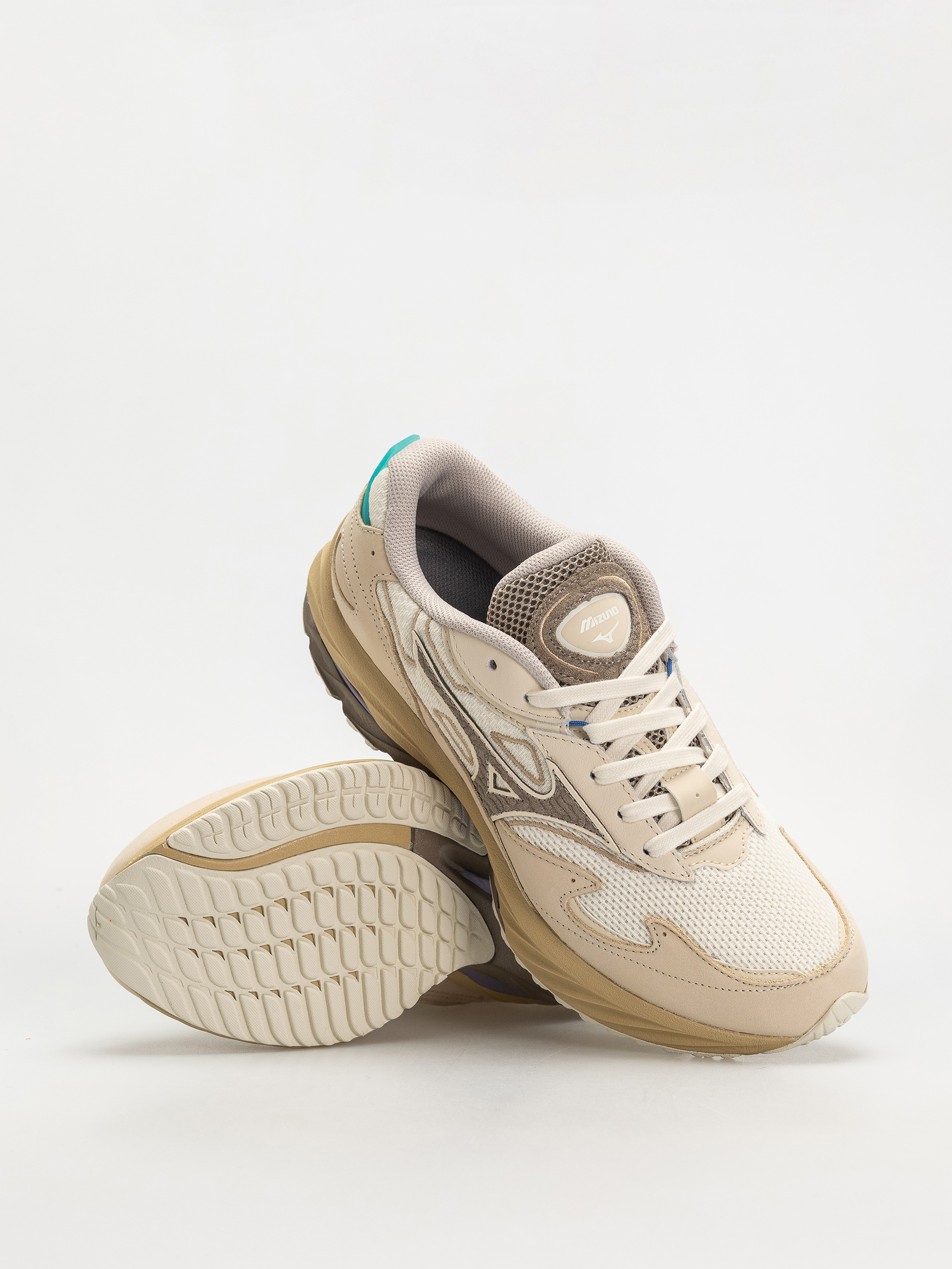 Topánky Mizuno Wave Rider Βeta Premium (summer sand/vintage khaki/cedar)