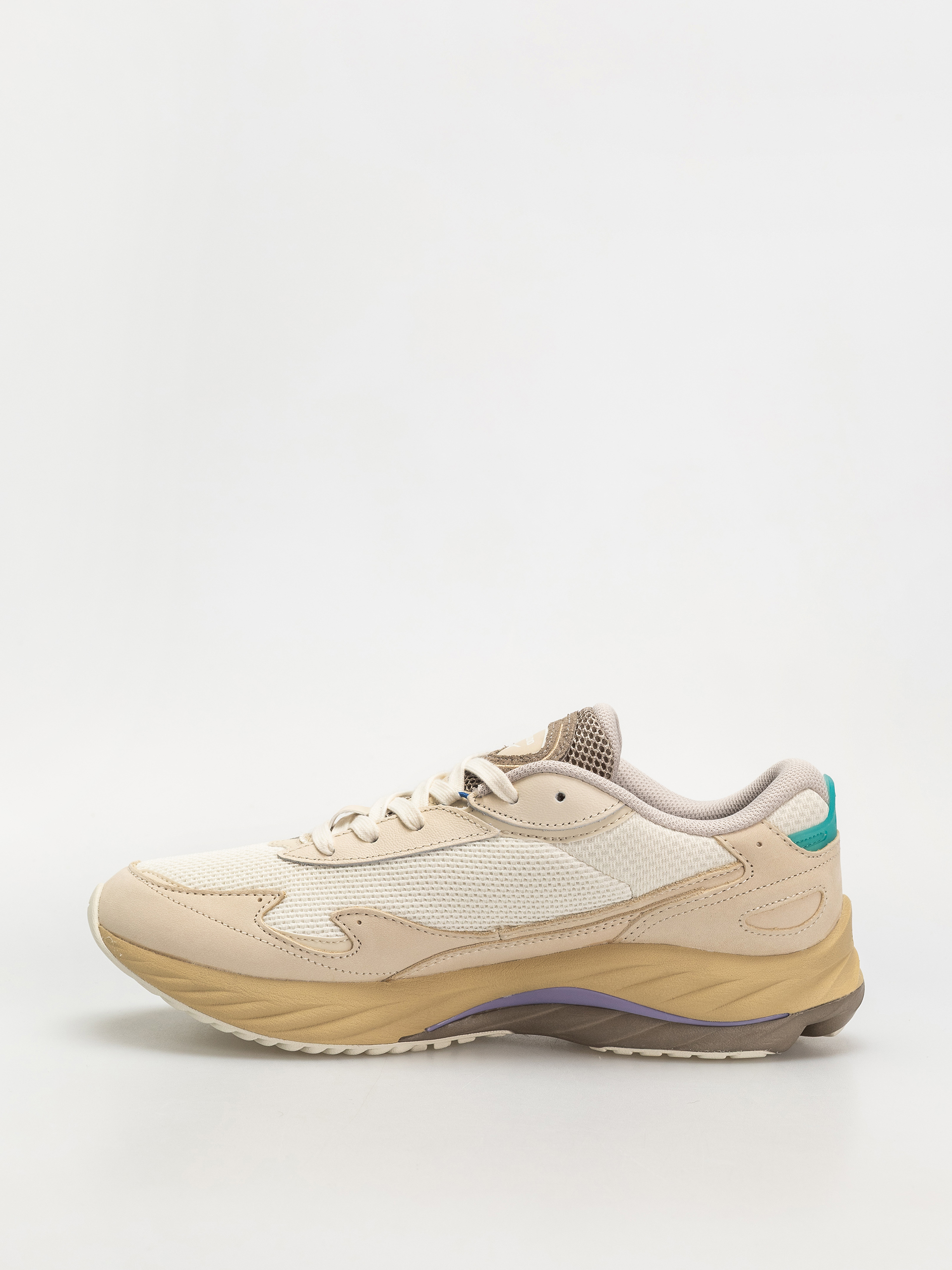Topánky Mizuno Wave Rider Βeta Premium (summer sand/vintage khaki/cedar)