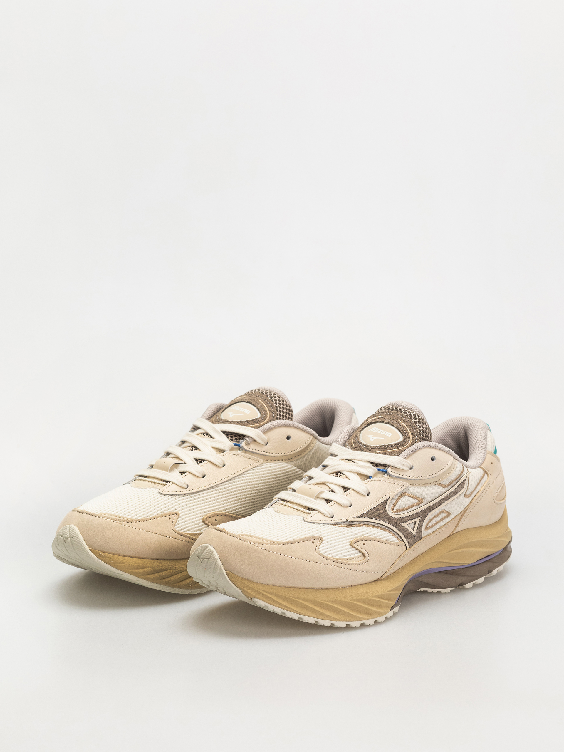 Topánky Mizuno Wave Rider Βeta Premium (summer sand/vintage khaki/cedar)